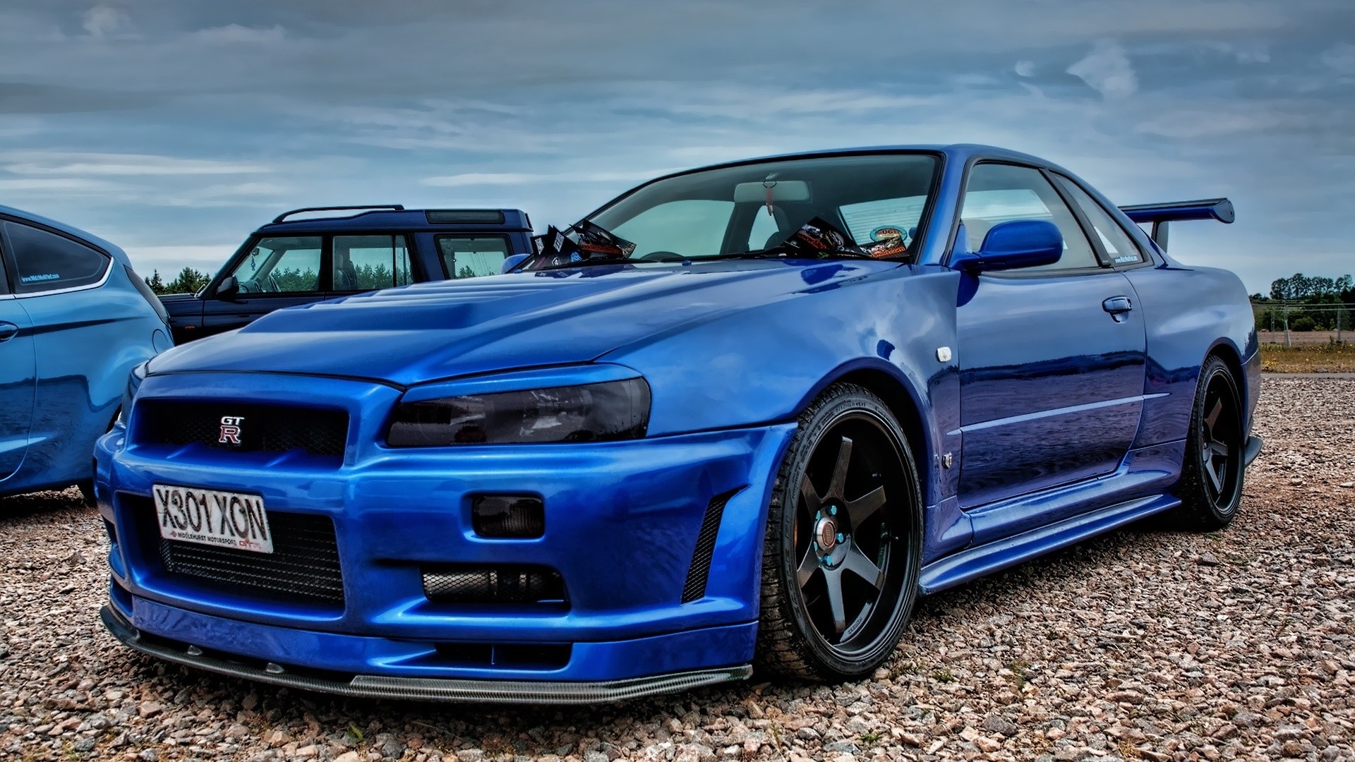 Nissan Skyline Gtr Blue Wallpapers