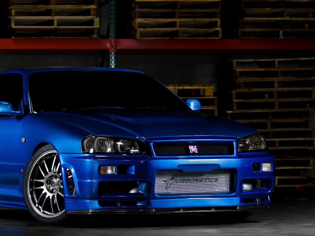 Nissan Skyline Gtr Blue Wallpapers