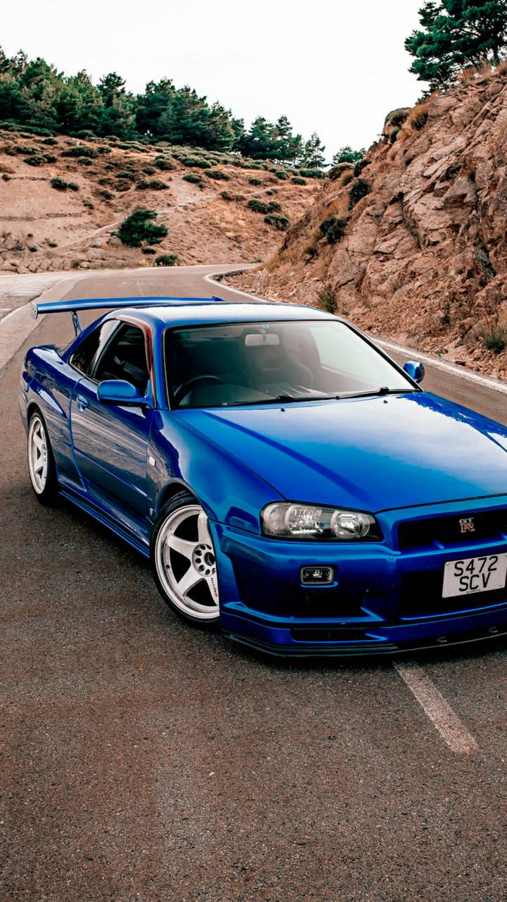 Nissan Skyline R34 Phone Wallpapers