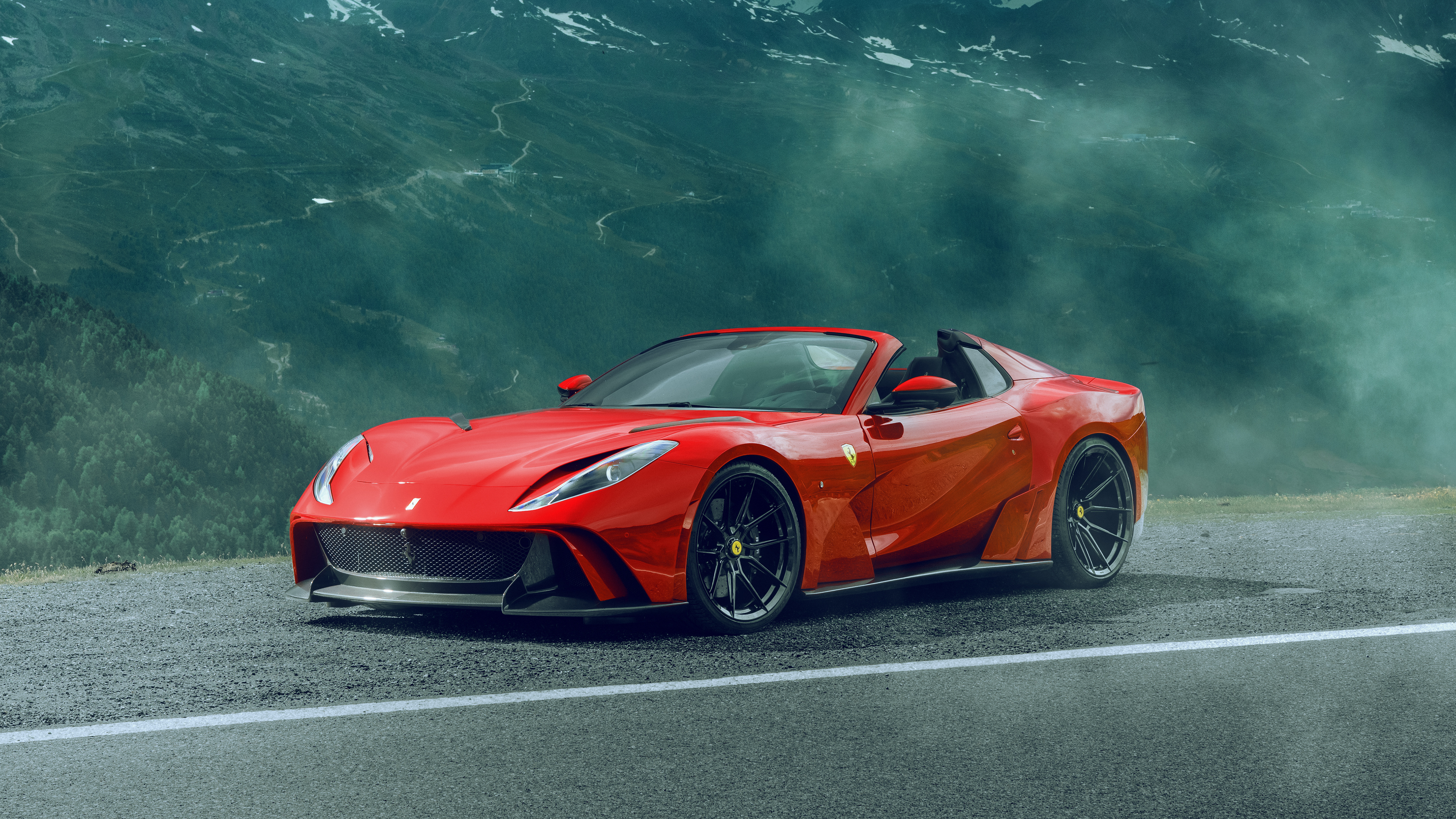 Novitec Ferrari 812 Gts Red 2021 Wallpapers