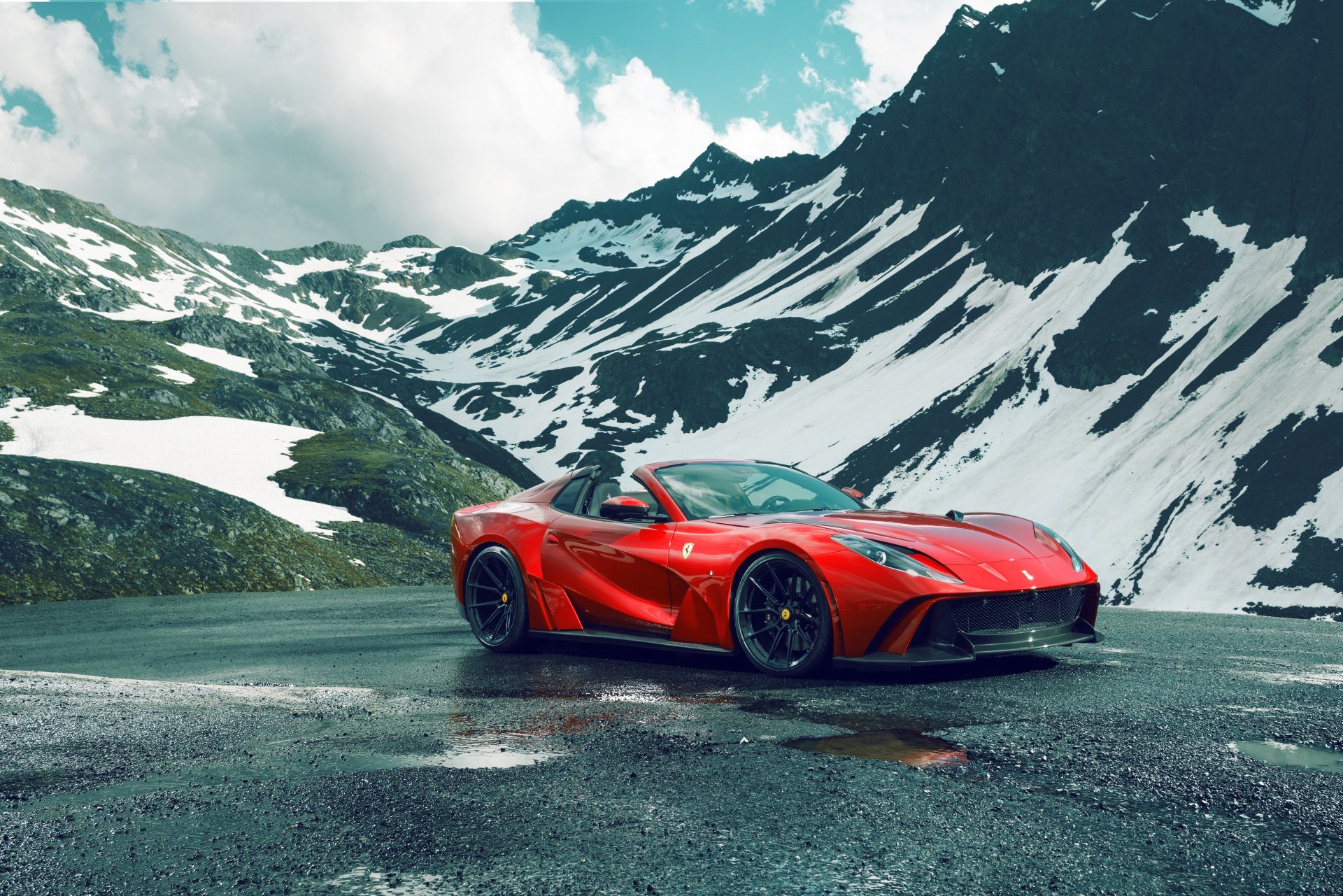 Novitec Ferrari 812 Gts Red 2021 Wallpapers