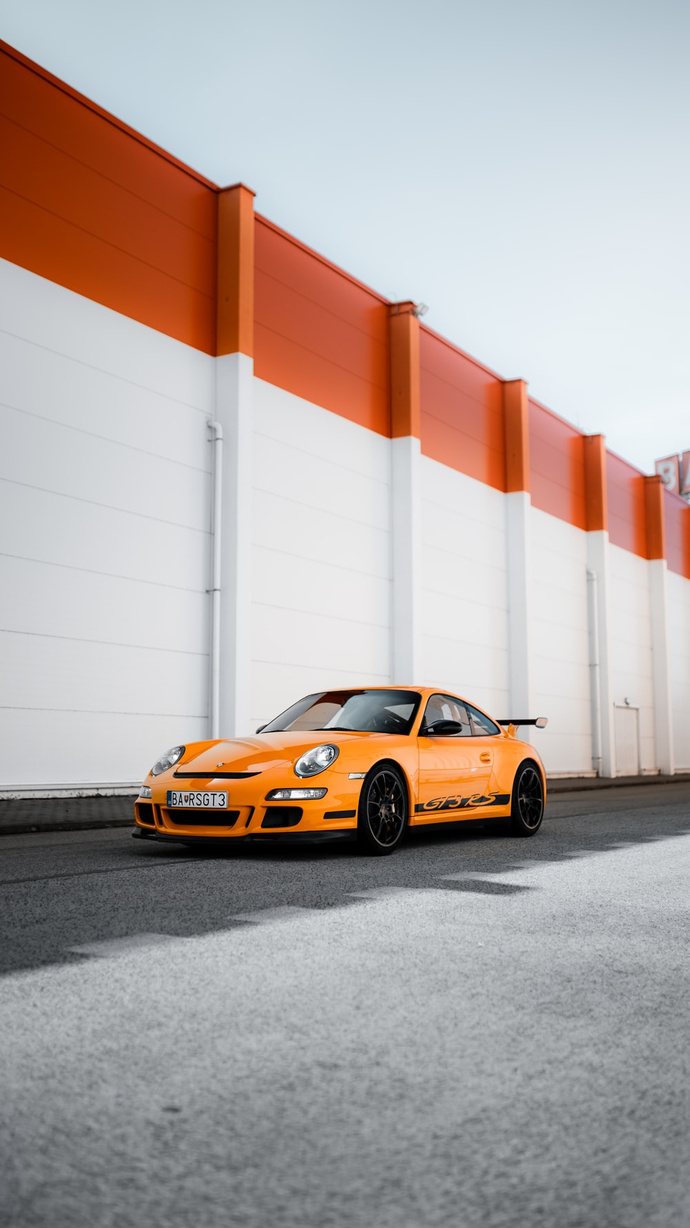 Porsche 911 Sport Cars In Red Orange Black Green Wallpapers