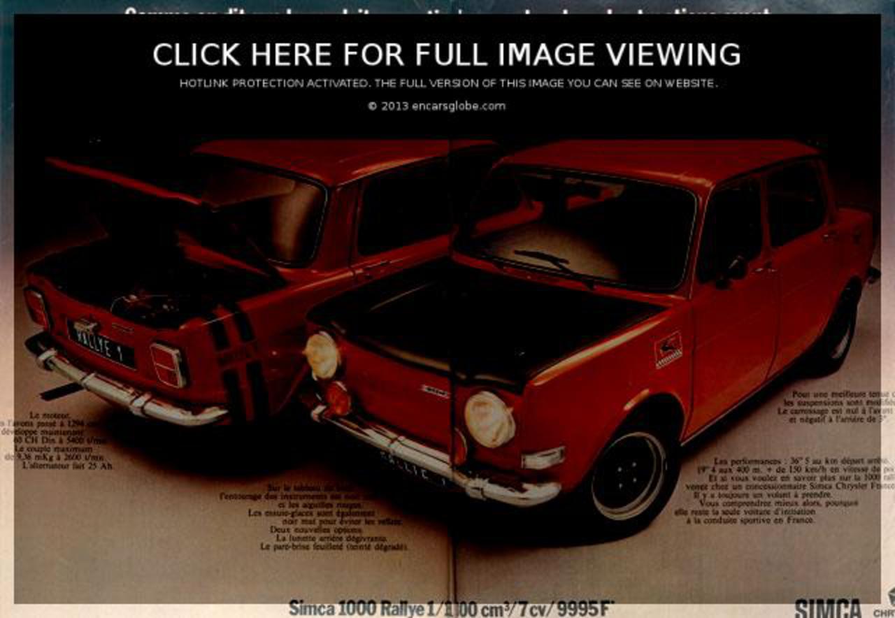 Simca 1000 Gl Wallpapers