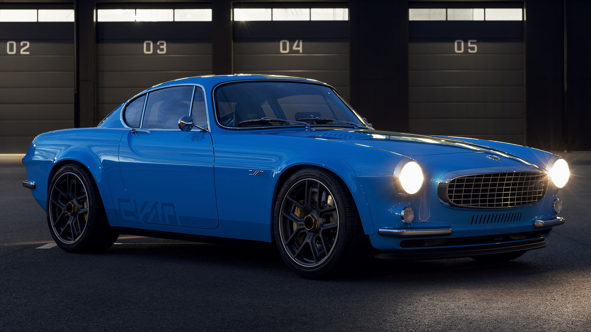 Volvo P1800 Cyan Wallpapers