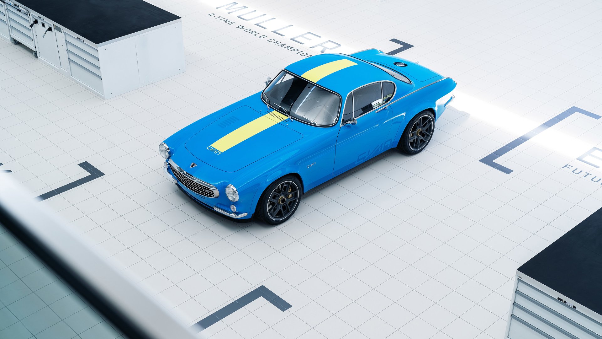 Volvo P1800 Cyan Wallpapers