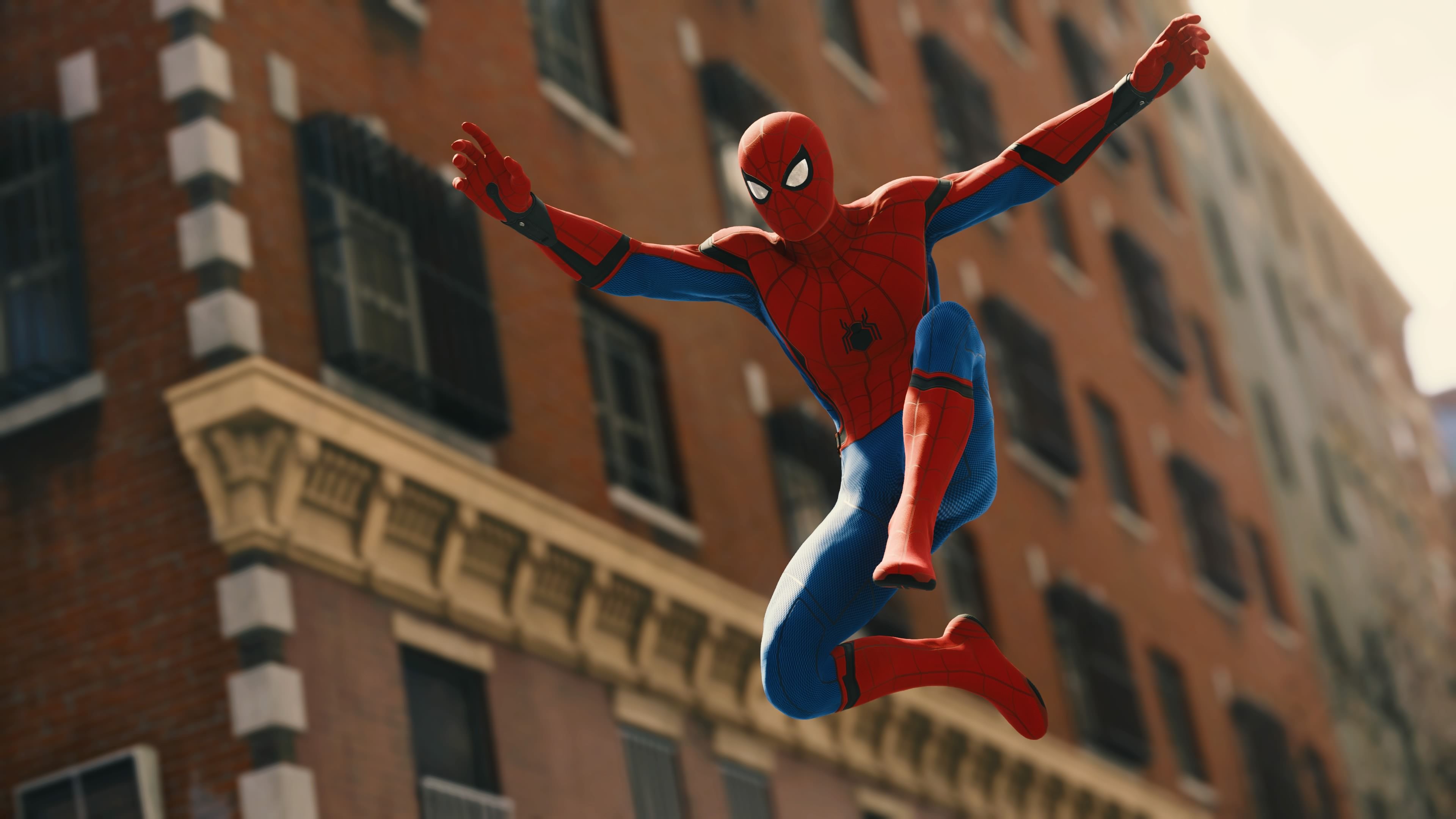 4K Cool Spiderman Pose Wallpapers