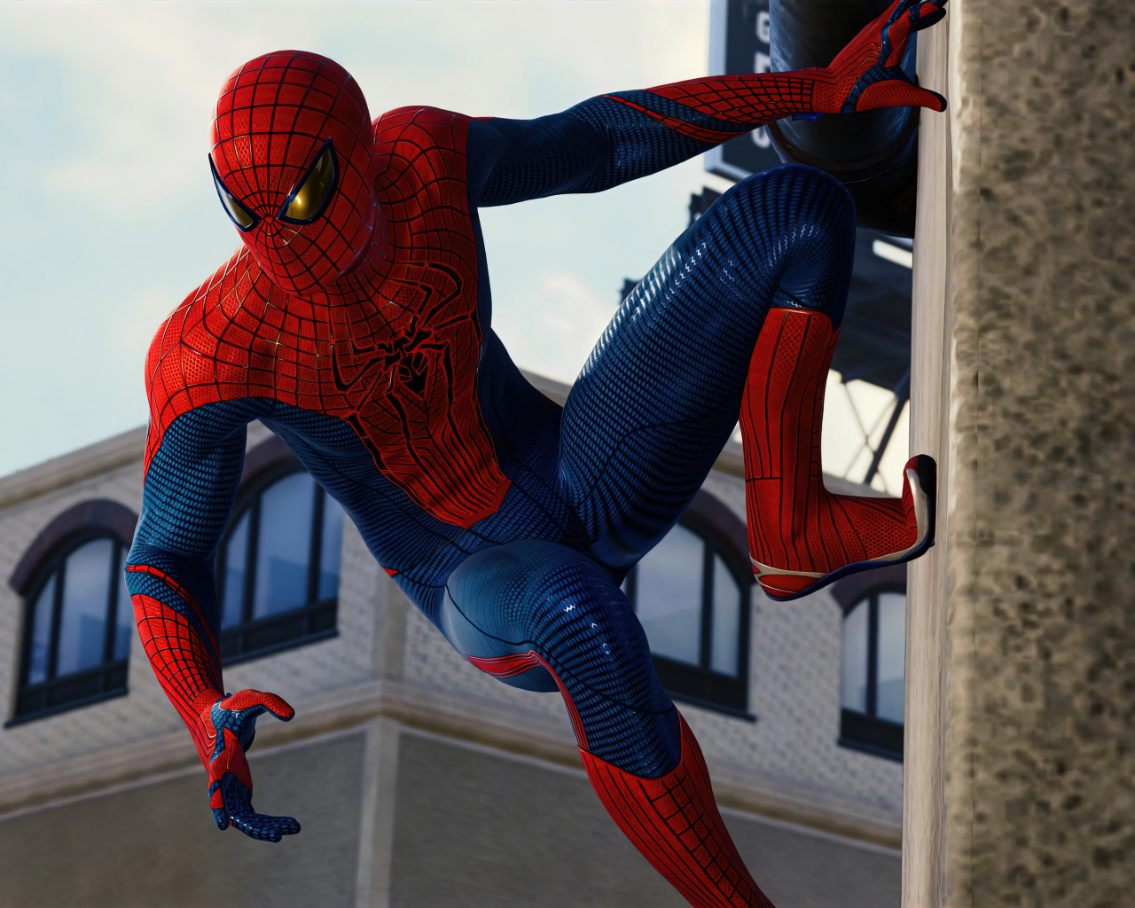 4K Cool Spiderman Pose Wallpapers