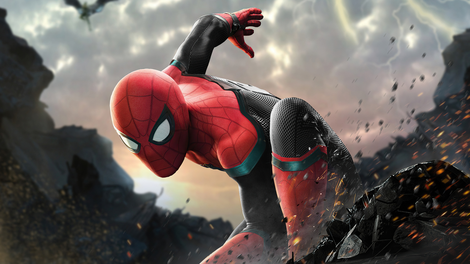 4K Cool Spiderman Pose Wallpapers