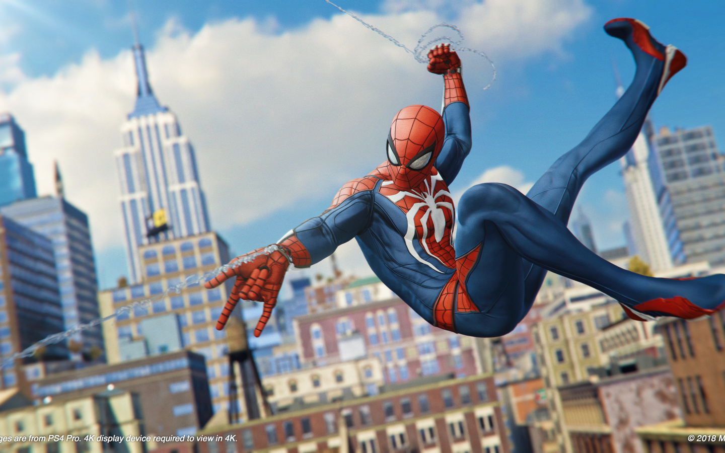 4K Cool Spiderman Pose Wallpapers