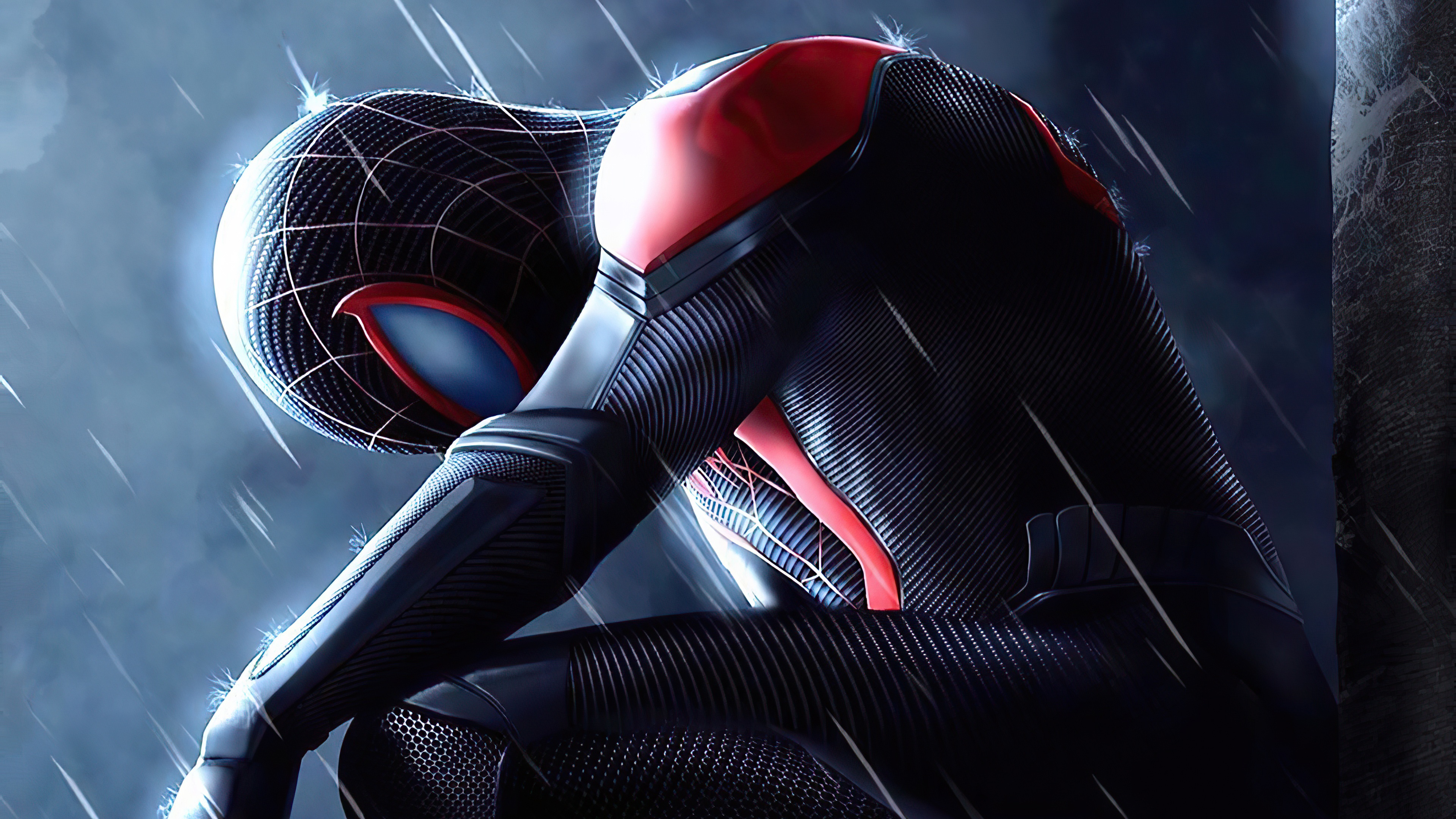 4K Cool Spiderman Pose Wallpapers