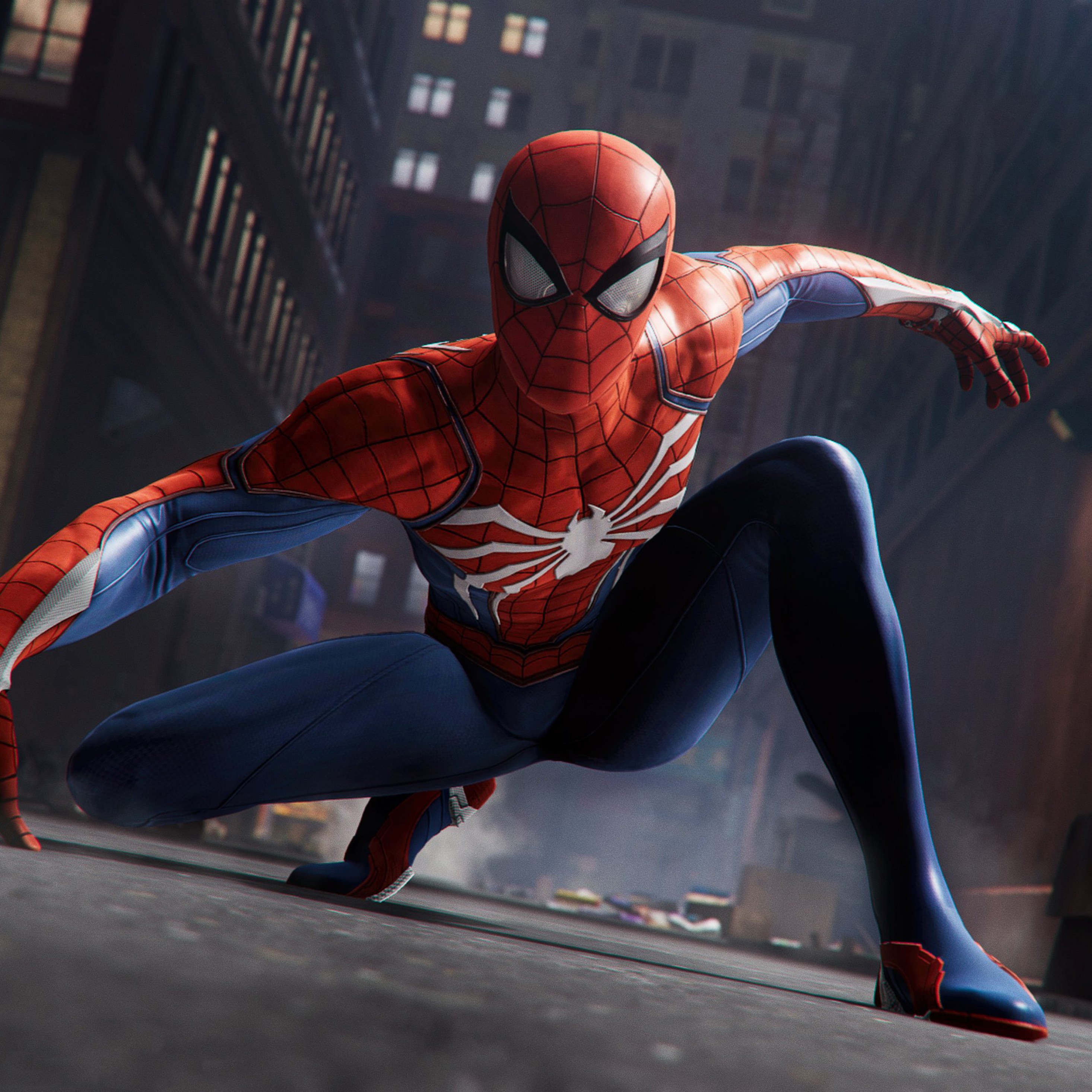 4K Cool Spiderman Pose Wallpapers