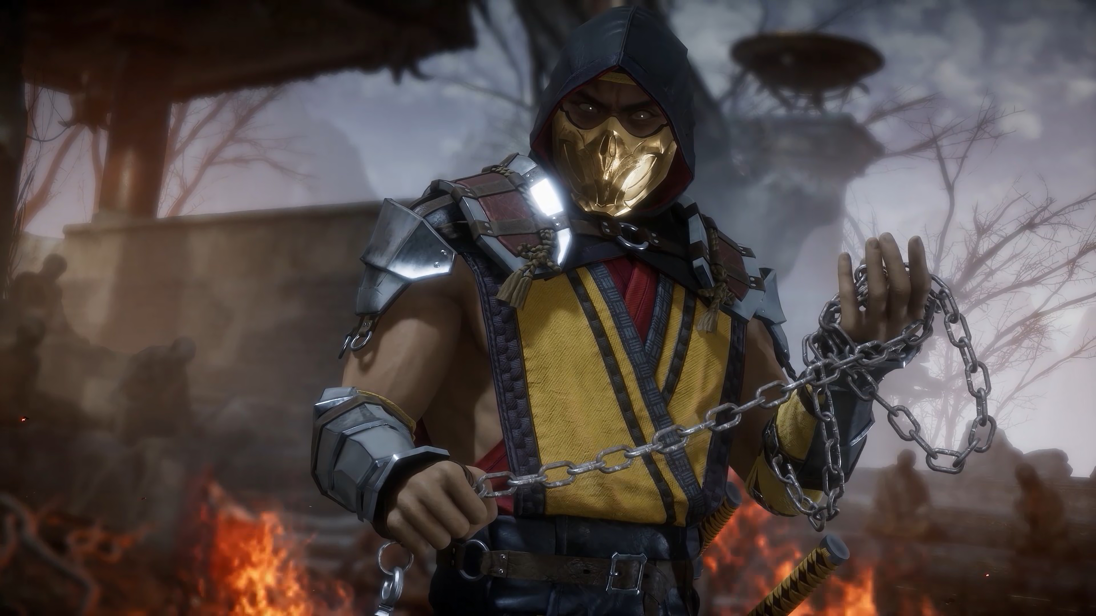 4K Scorpion Mortal Kombat 11 Wallpapers