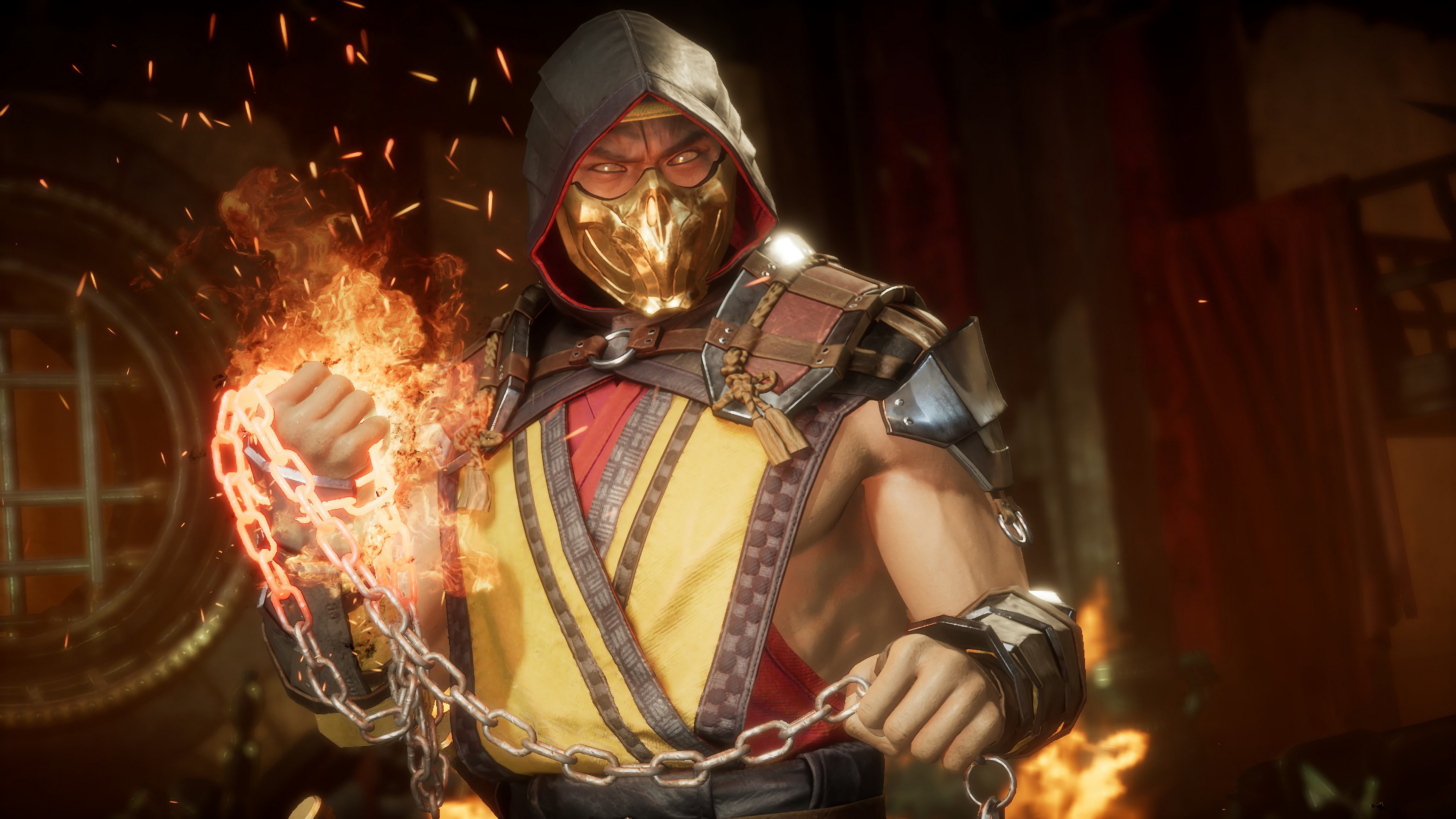 4K Scorpion Mortal Kombat 11 Wallpapers