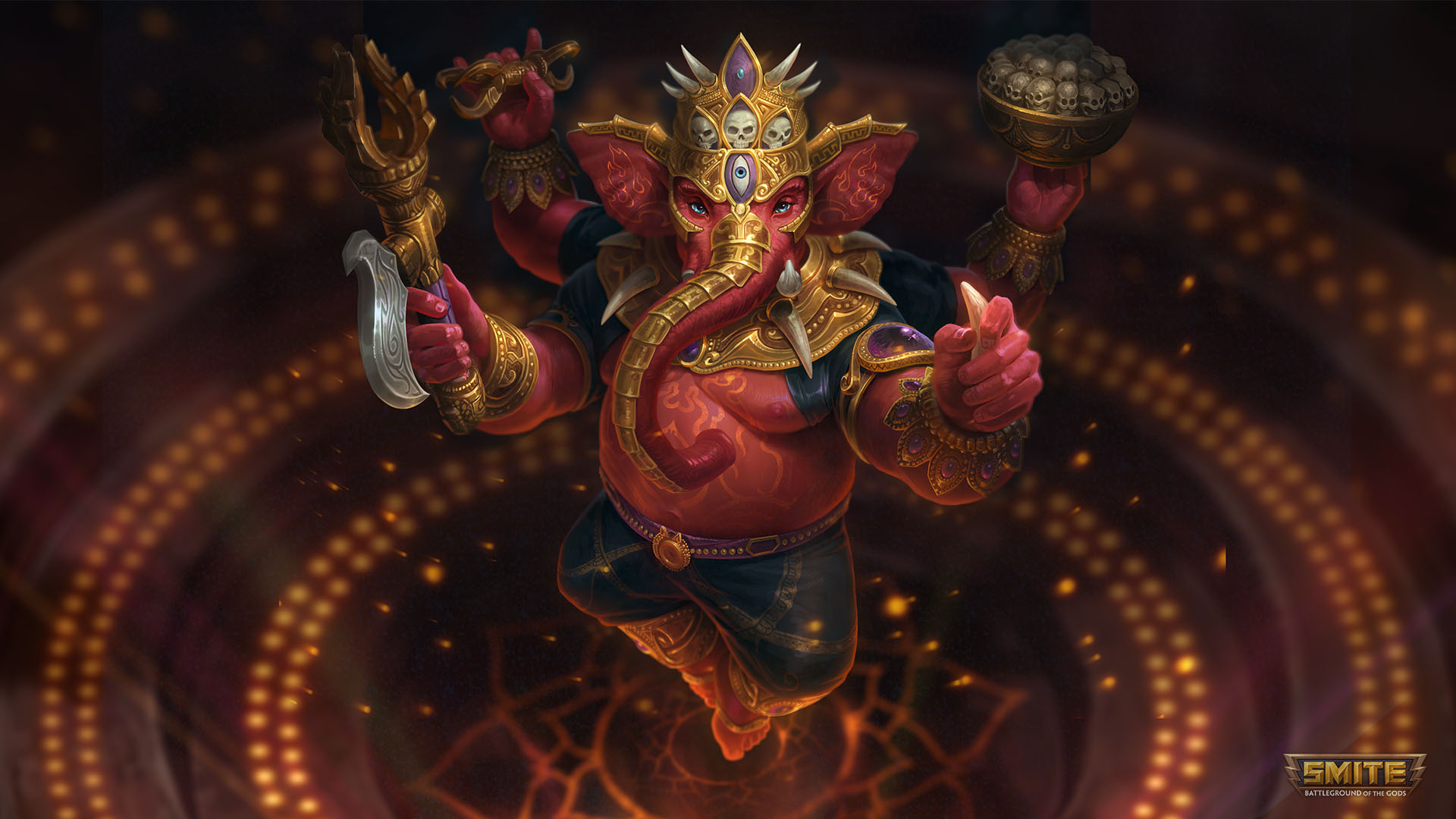 4K Xbalanque Smite Wallpapers