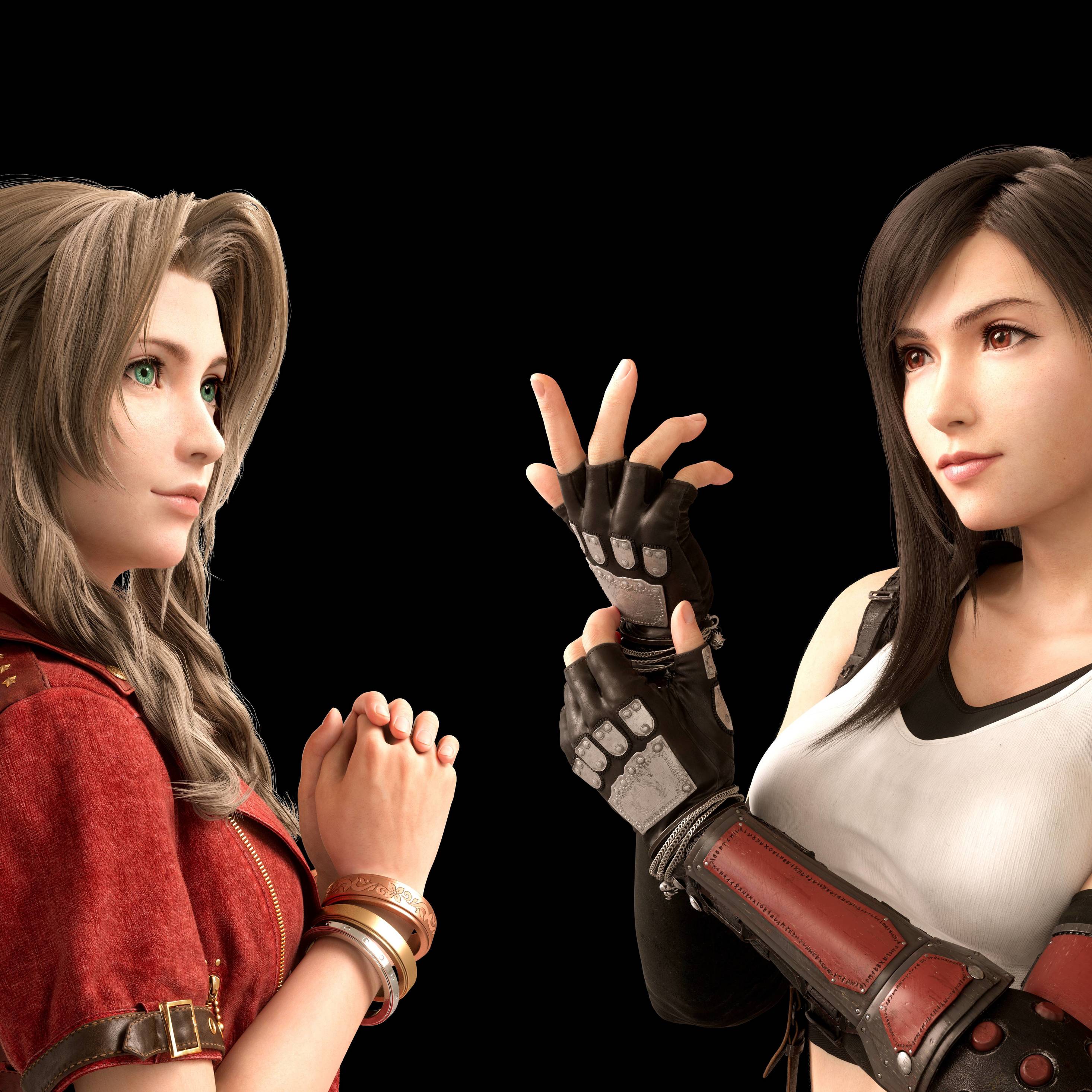 Aerith Gainsborough and Tifa Lockhart FF Remake Wallpapers