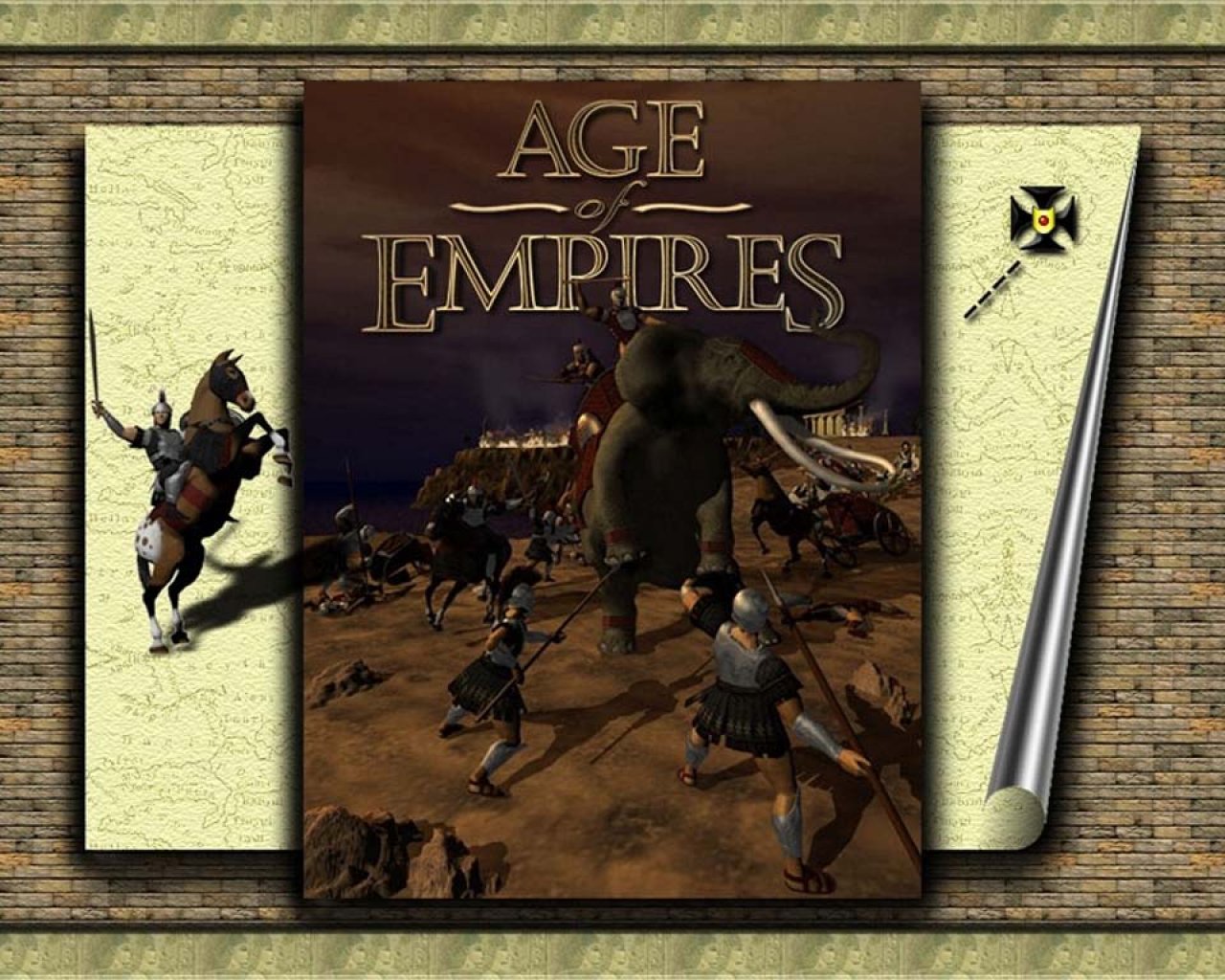 Империя восходящего. Age of Empires меню. Age of Empires 1 обои. Age of Empires главное меню. Age of Empires 1 главное меню.