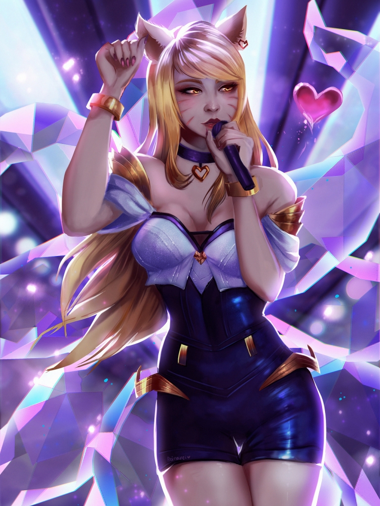 Ahri 8K K/DA League Of Legends Wallpapers