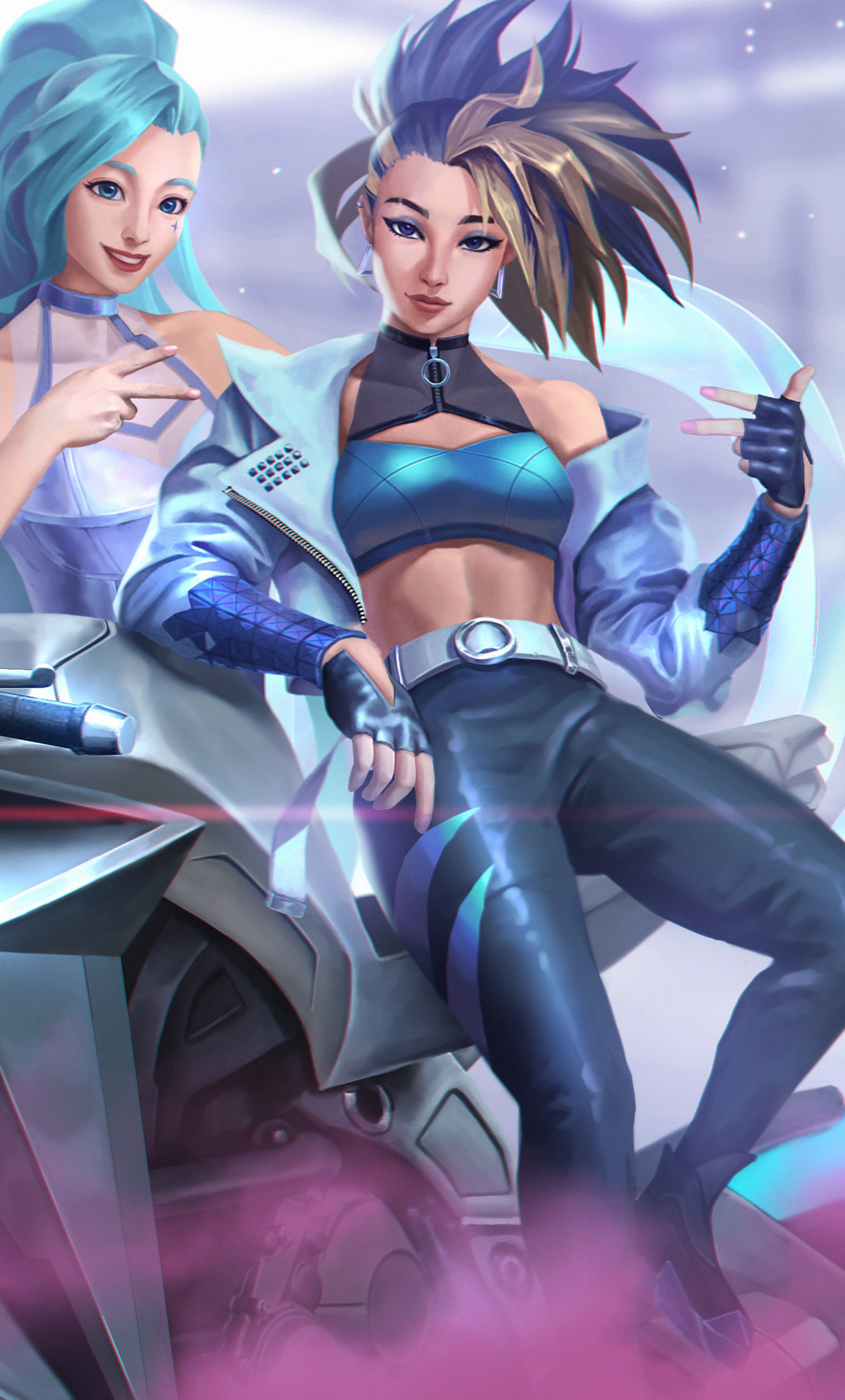 Akali and Seraphine League Of Legends Wallpapers