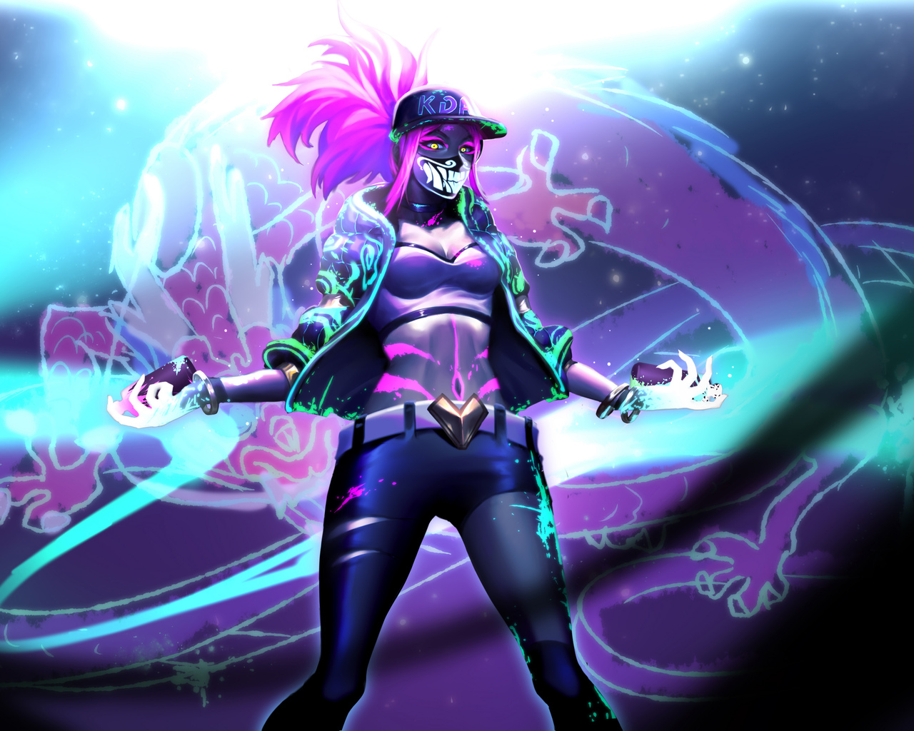 Akali League Of Legends KDA Wallpapers