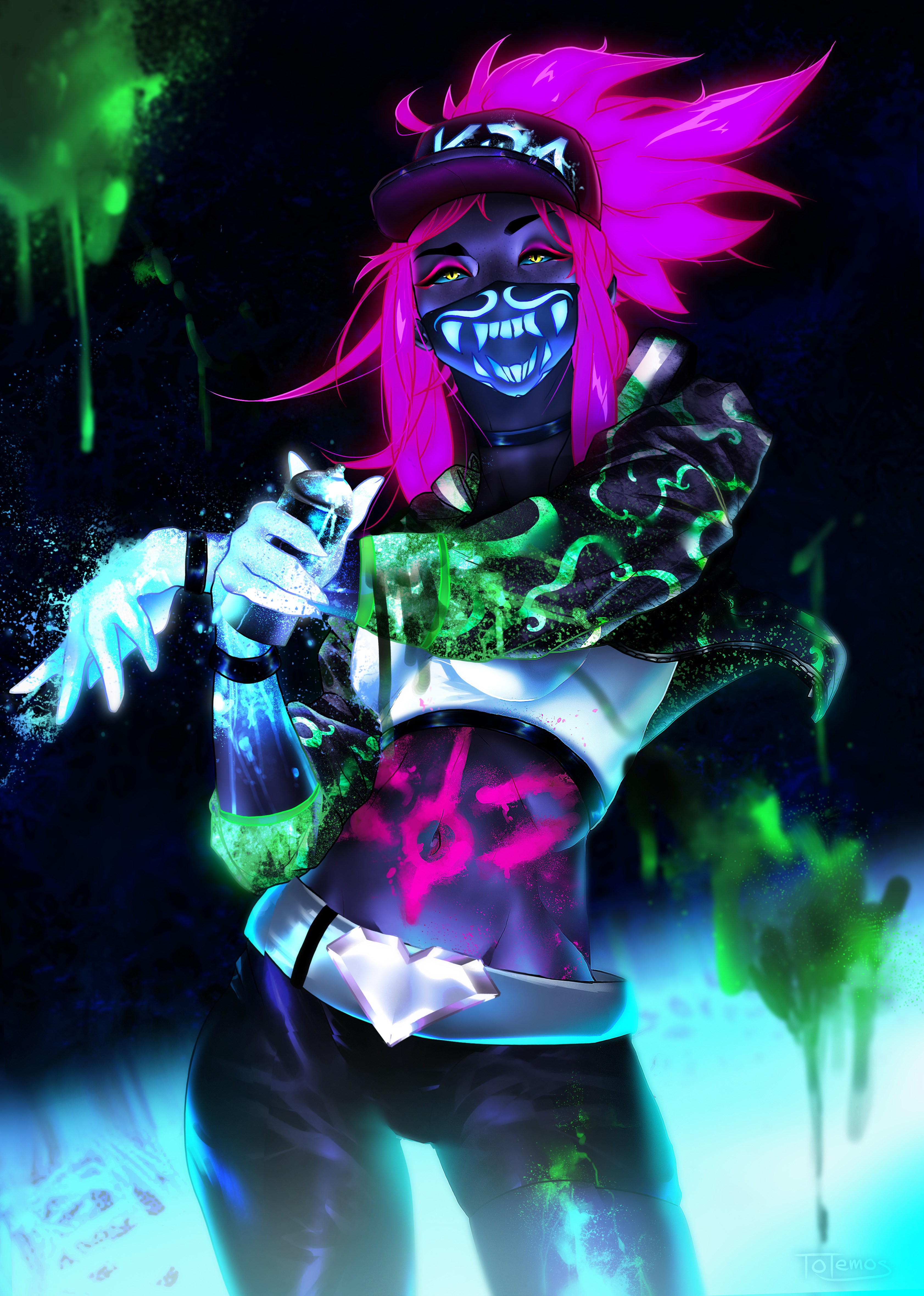 Akali League Of Legends KDA Wallpapers