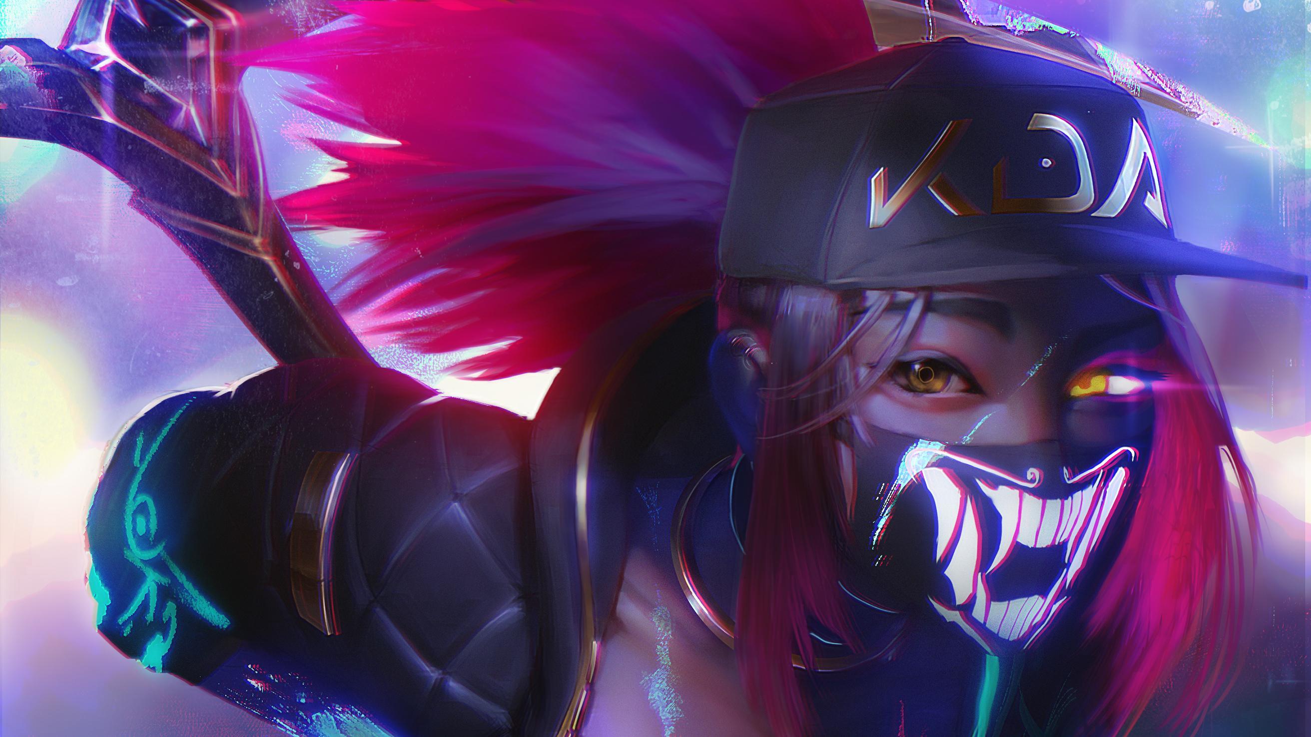 Akali League Of Legends KDA Wallpapers