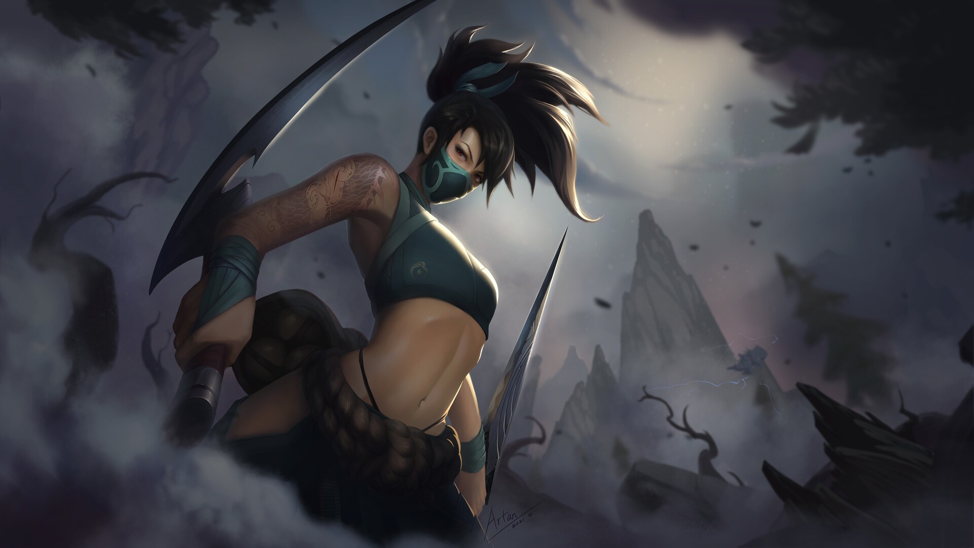 Akali New League Of Legends Wallpapers