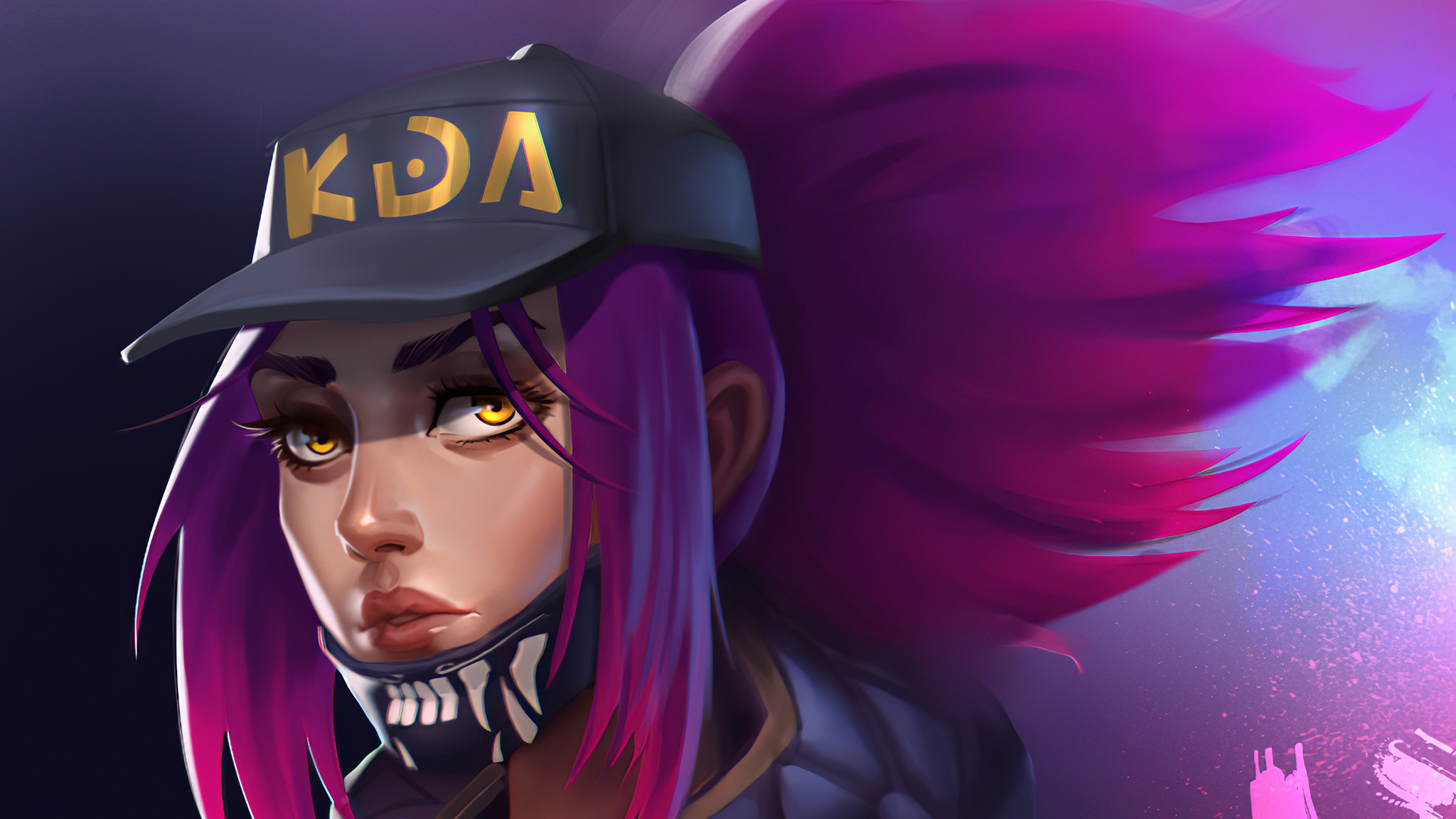 Akali Paint League Of Legends Wallpapers