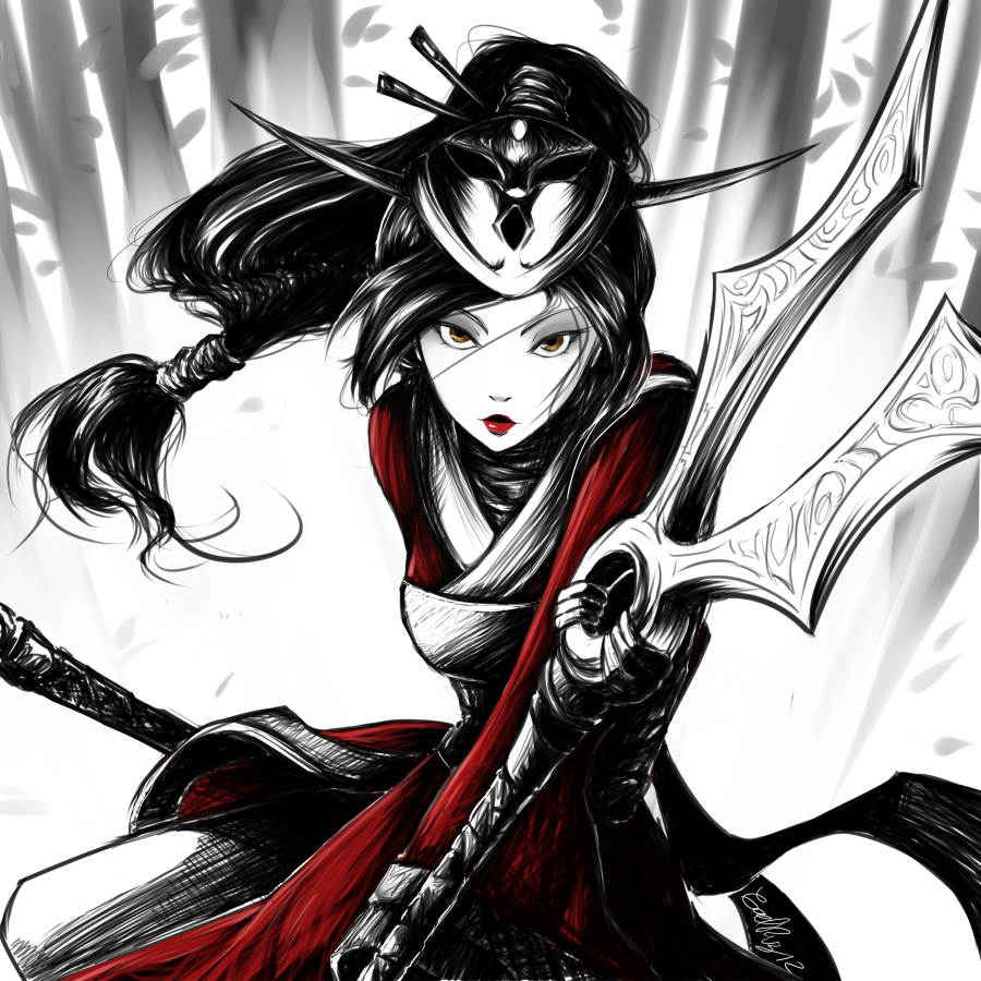 Akali Paint League Of Legends Wallpapers