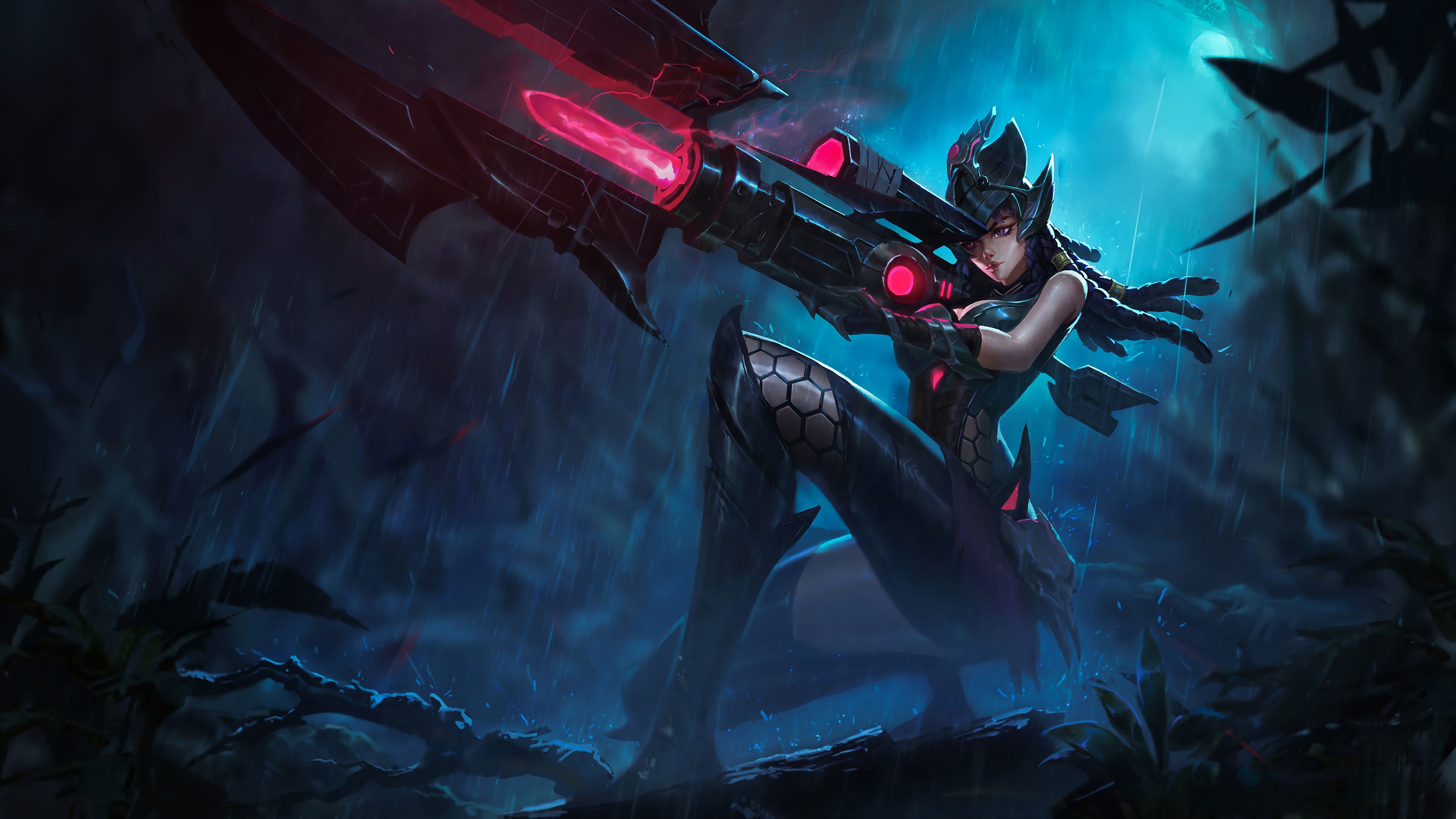 Akali The Ghost Hunter LoL Wallpapers