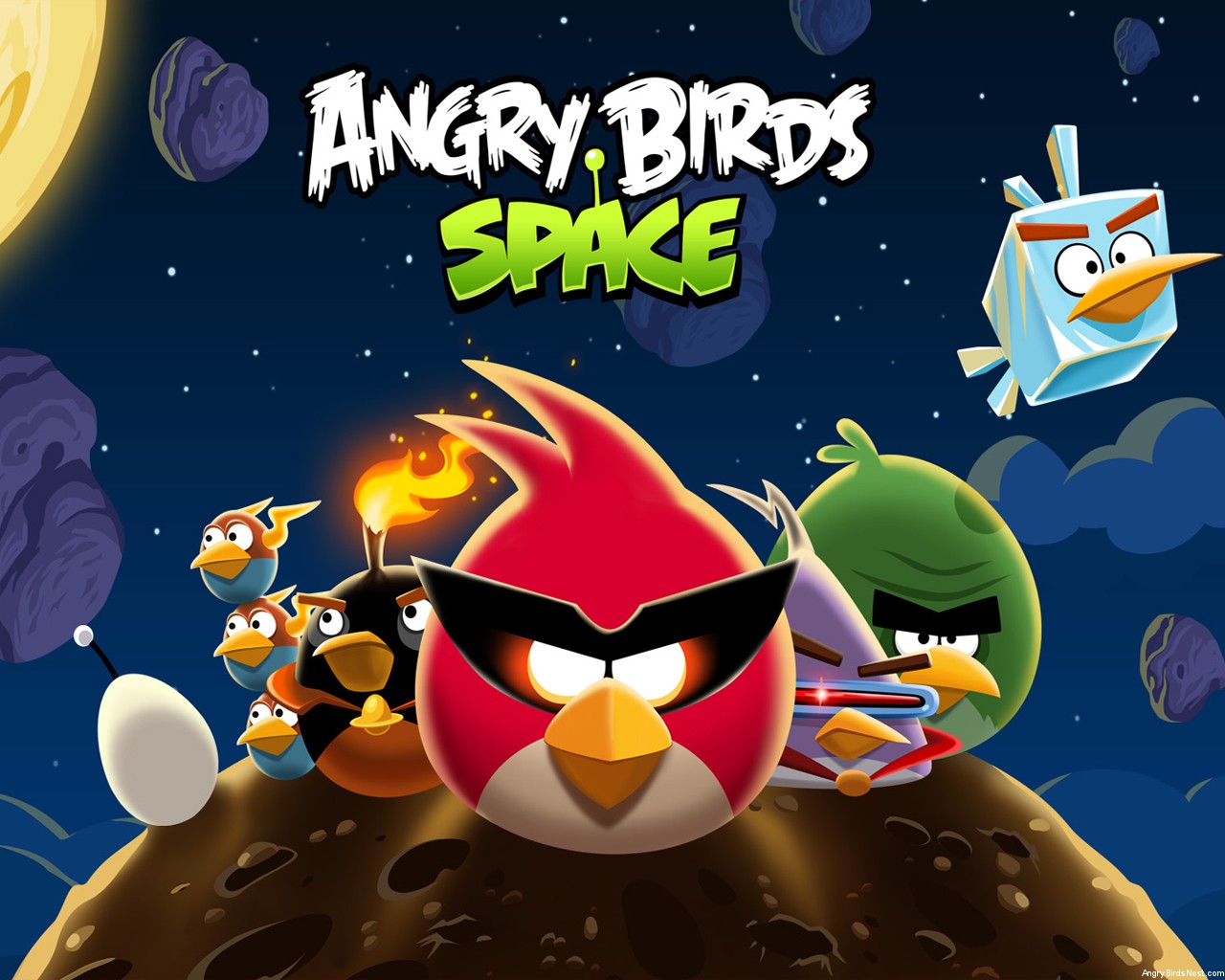 Angry Birds Space Wallpapers