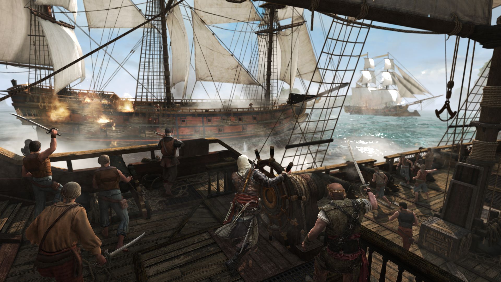 assassins creed 4 black flag ship combat Wallpapers