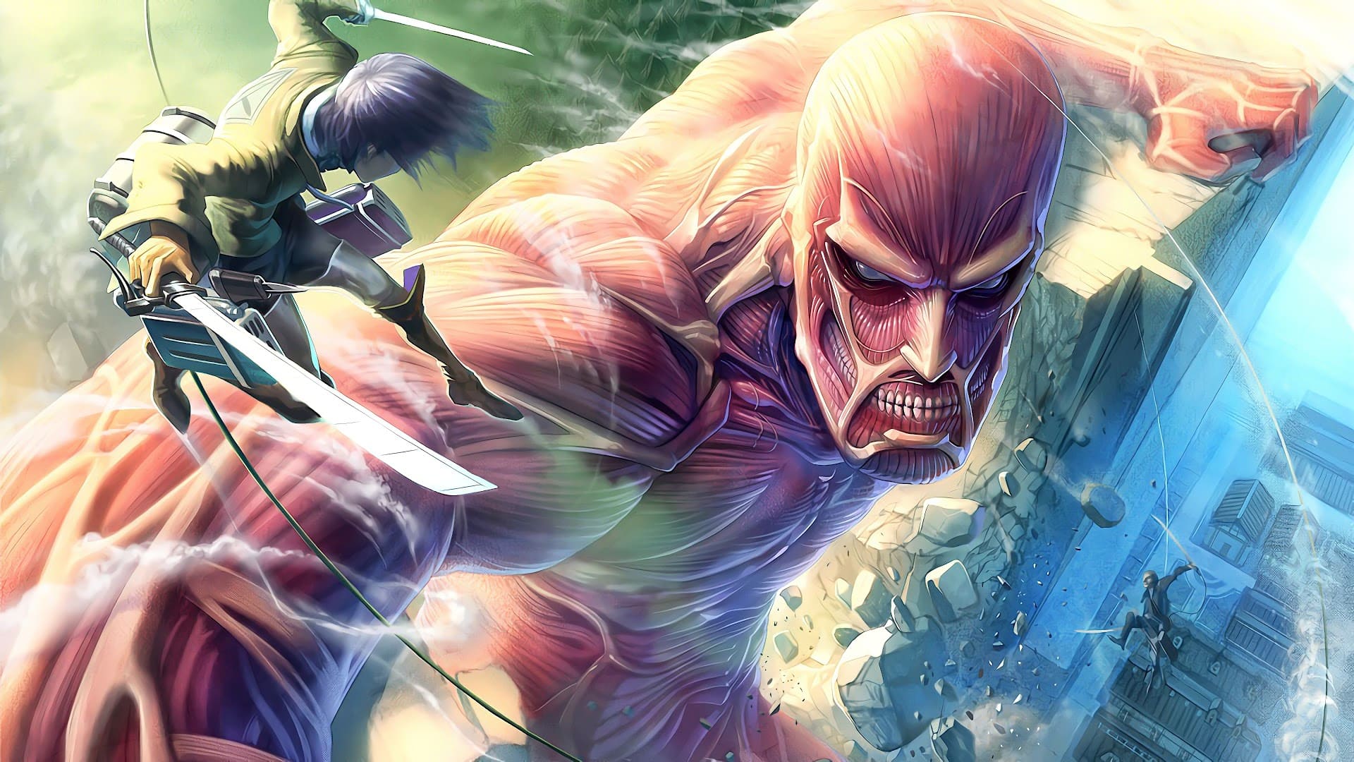 attack on titan anime 4k Wallpapers