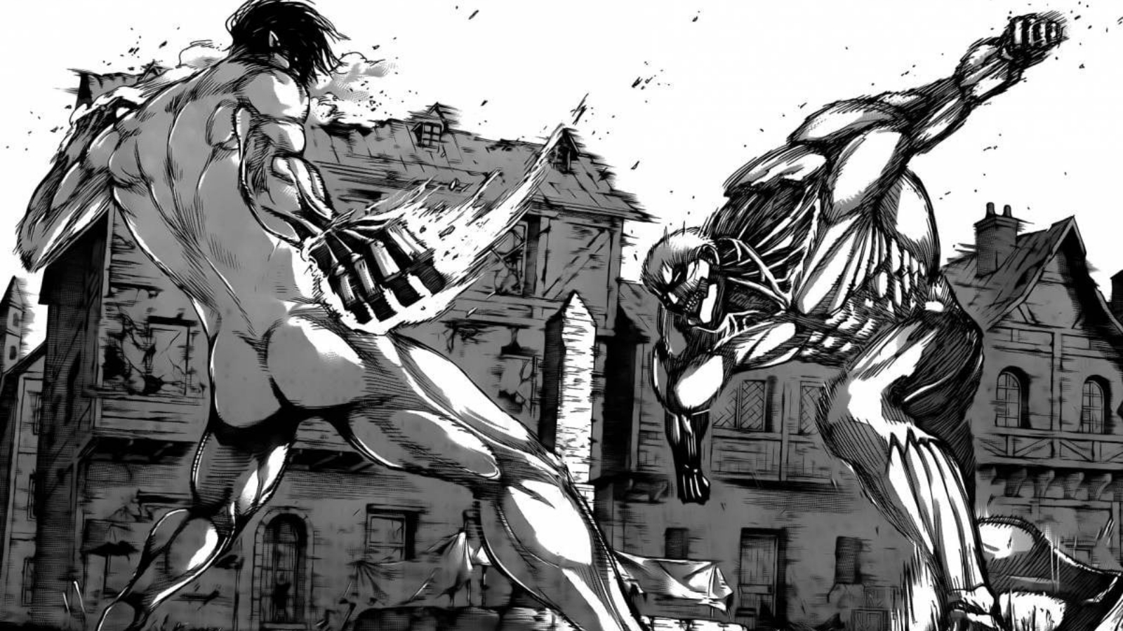 attack on titan black and white wallpapers Wallpapers