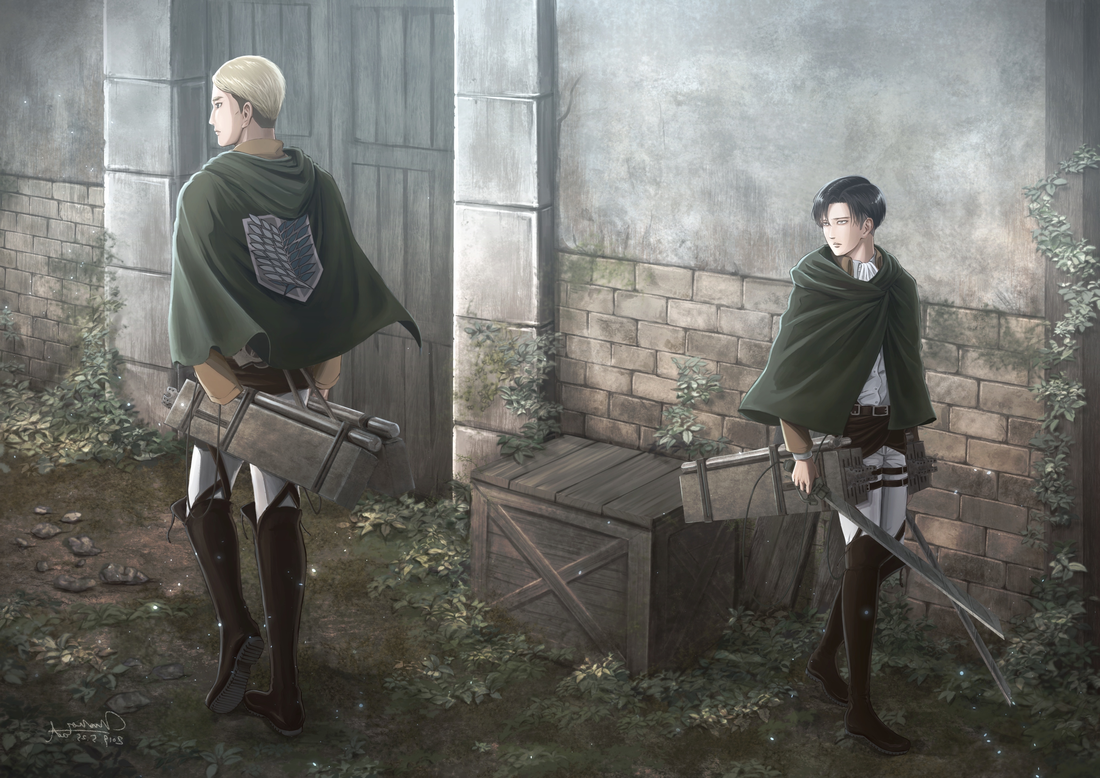 attack on titan erwin Wallpapers