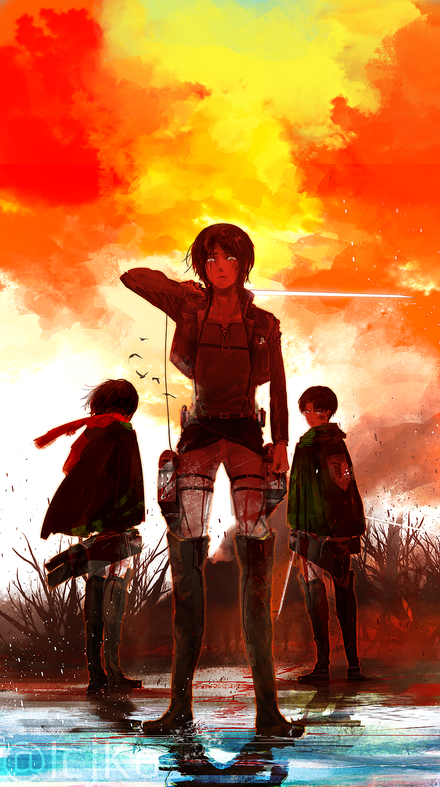 attack on titan fan art Wallpapers