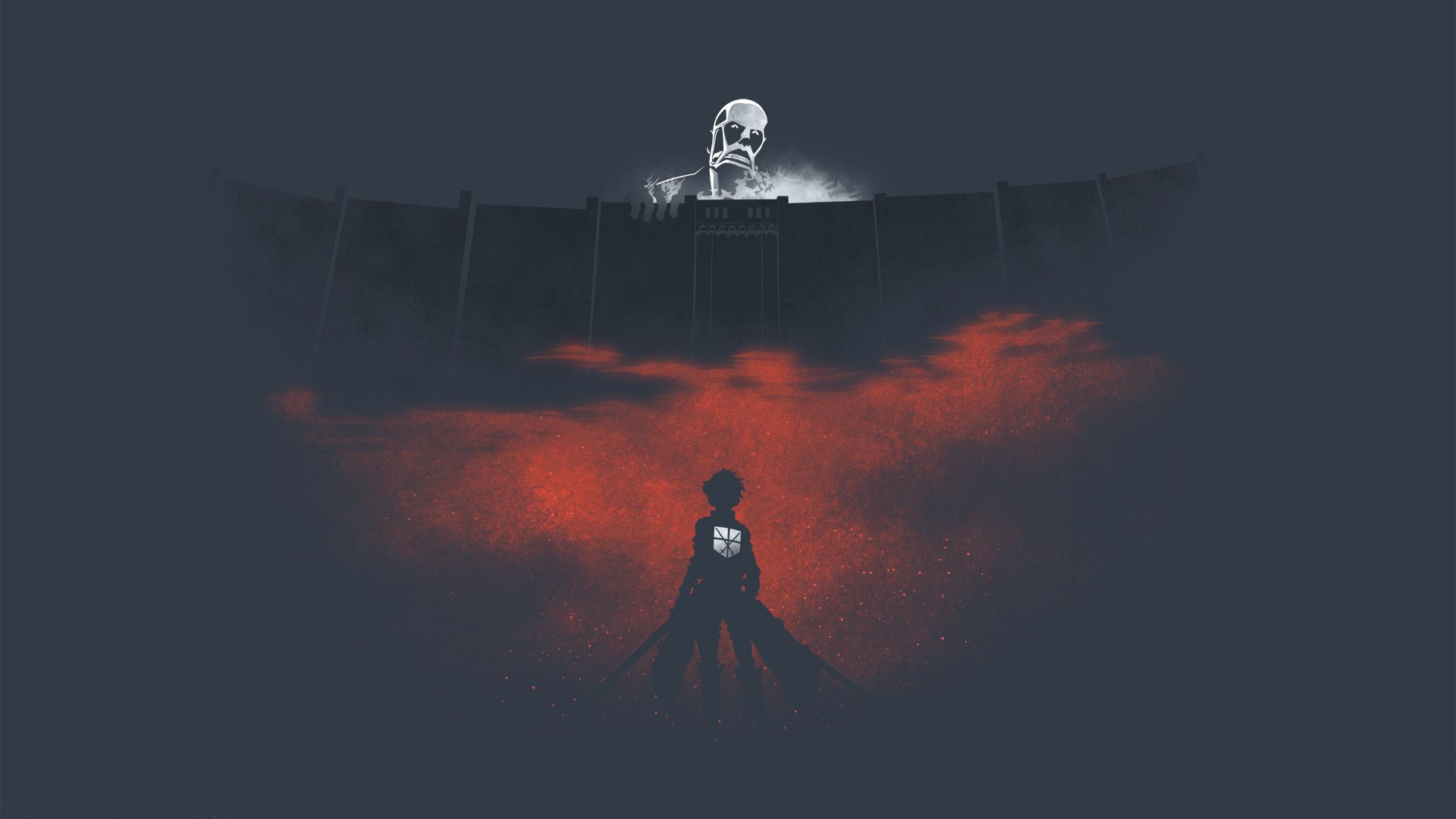 attack on titan logo wallpapers Wallpapers