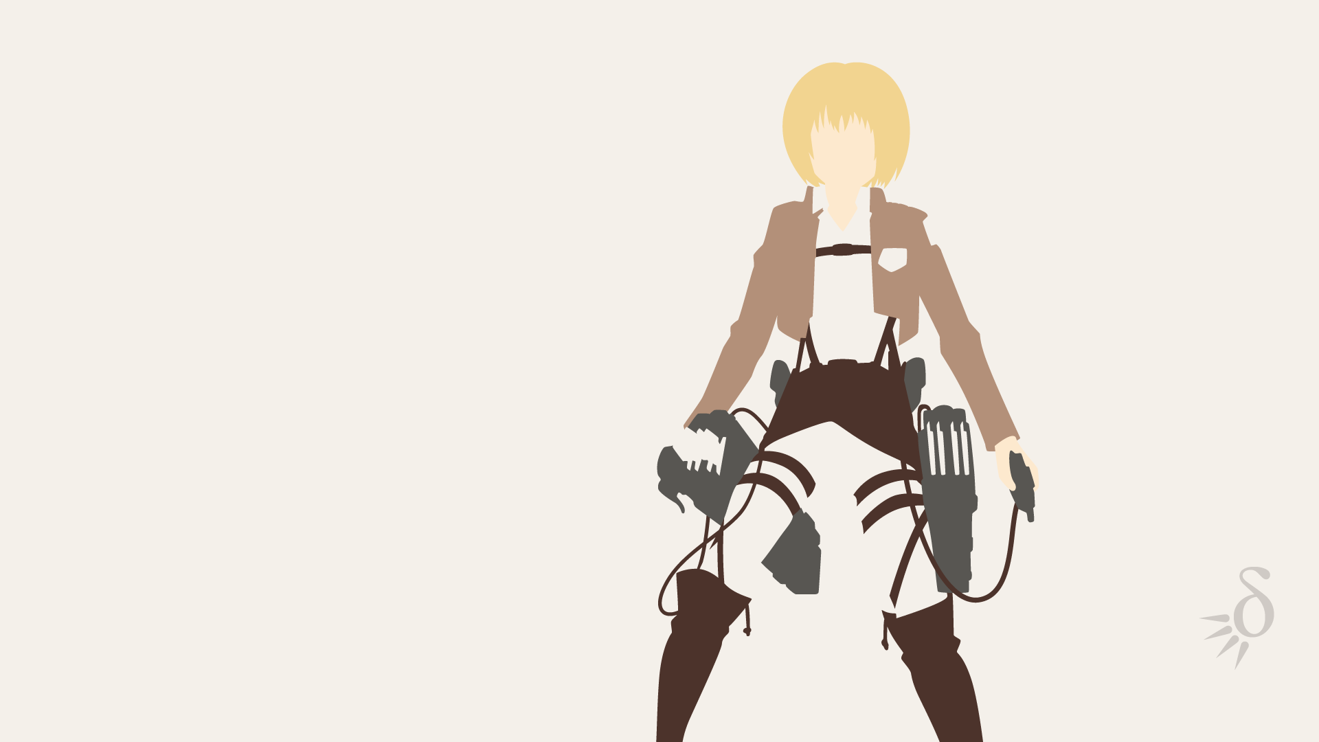 attack on titan minimalist Wallpapers