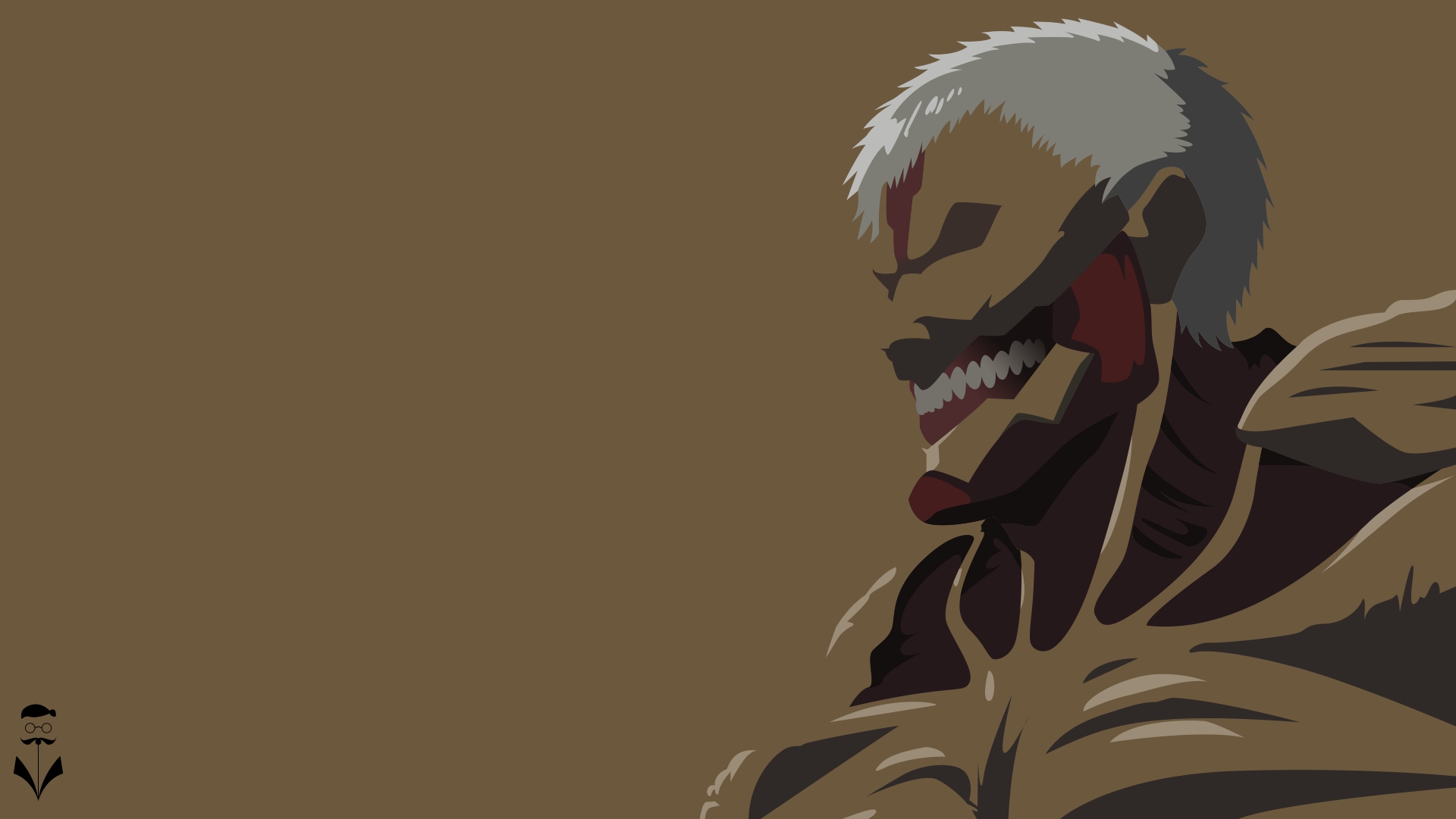 attack on titan minimalist Wallpapers