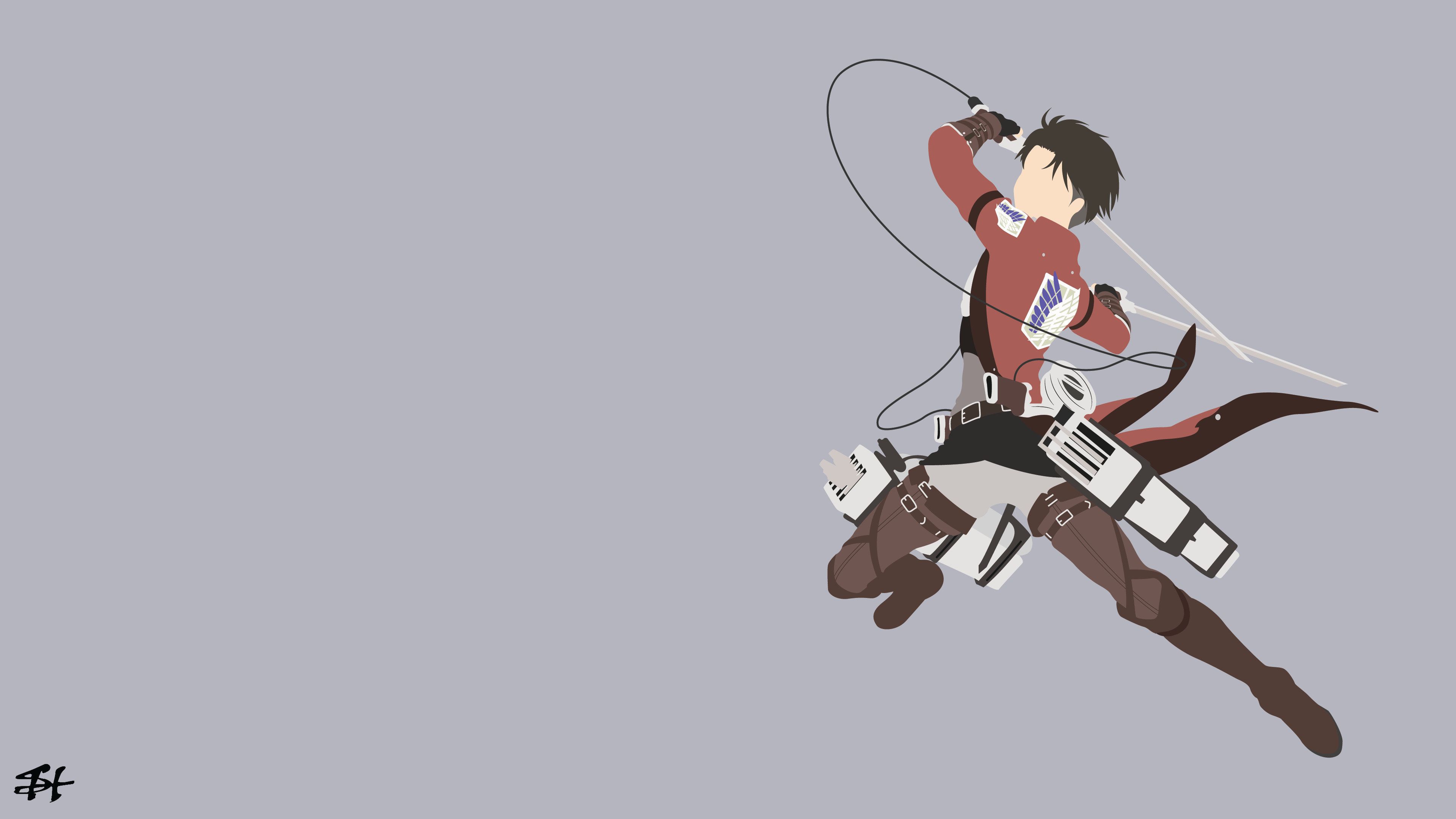 attack on titan minimalist pc wallpapers Wallpapers