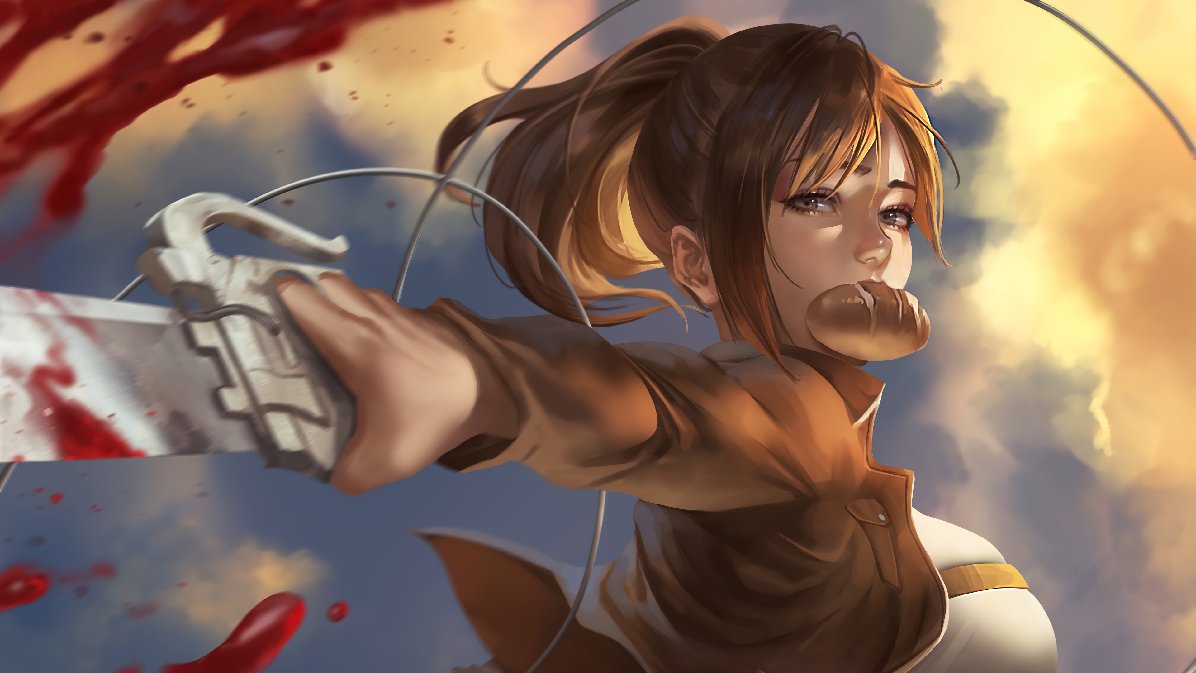 attack on titan sasha Wallpapers