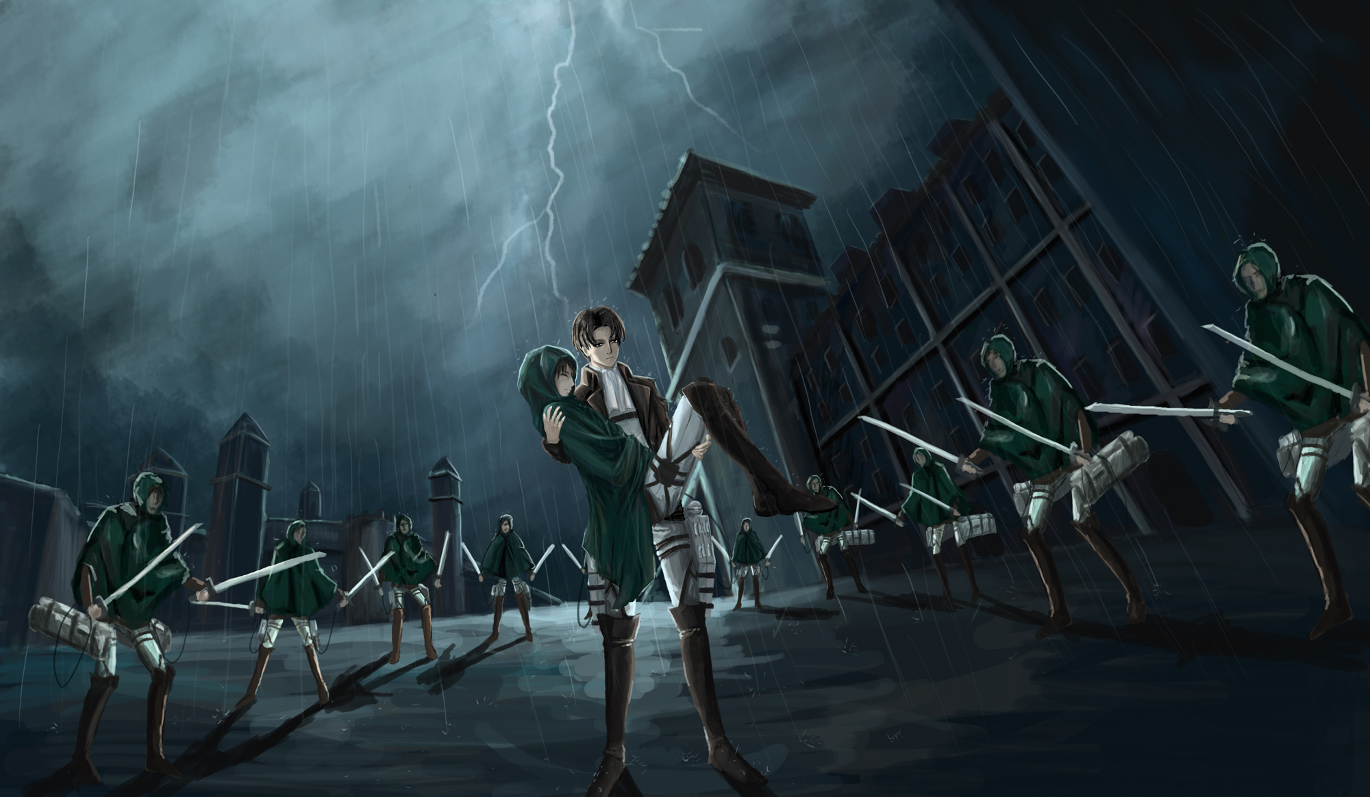 attack on titan scouts wallpapers Wallpapers