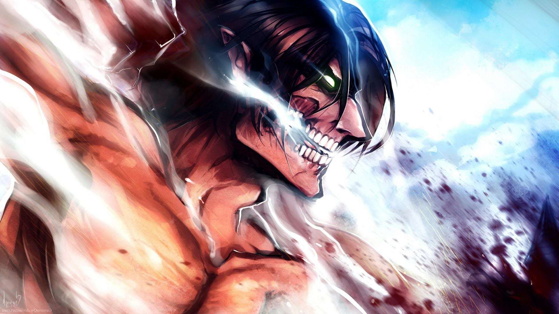 attack on titan titan eren Wallpapers