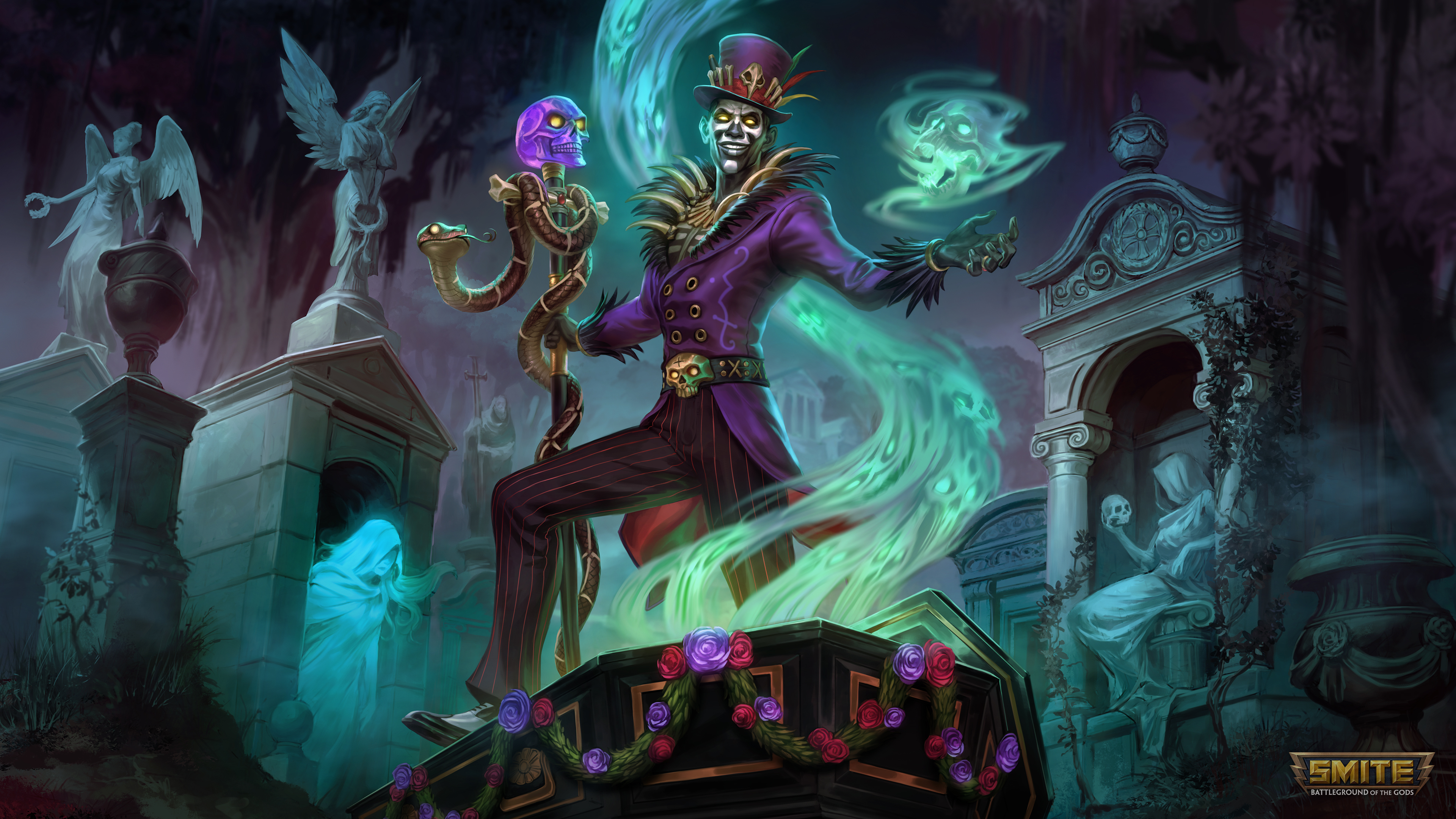 Baron Samedi Smite Wallpapers