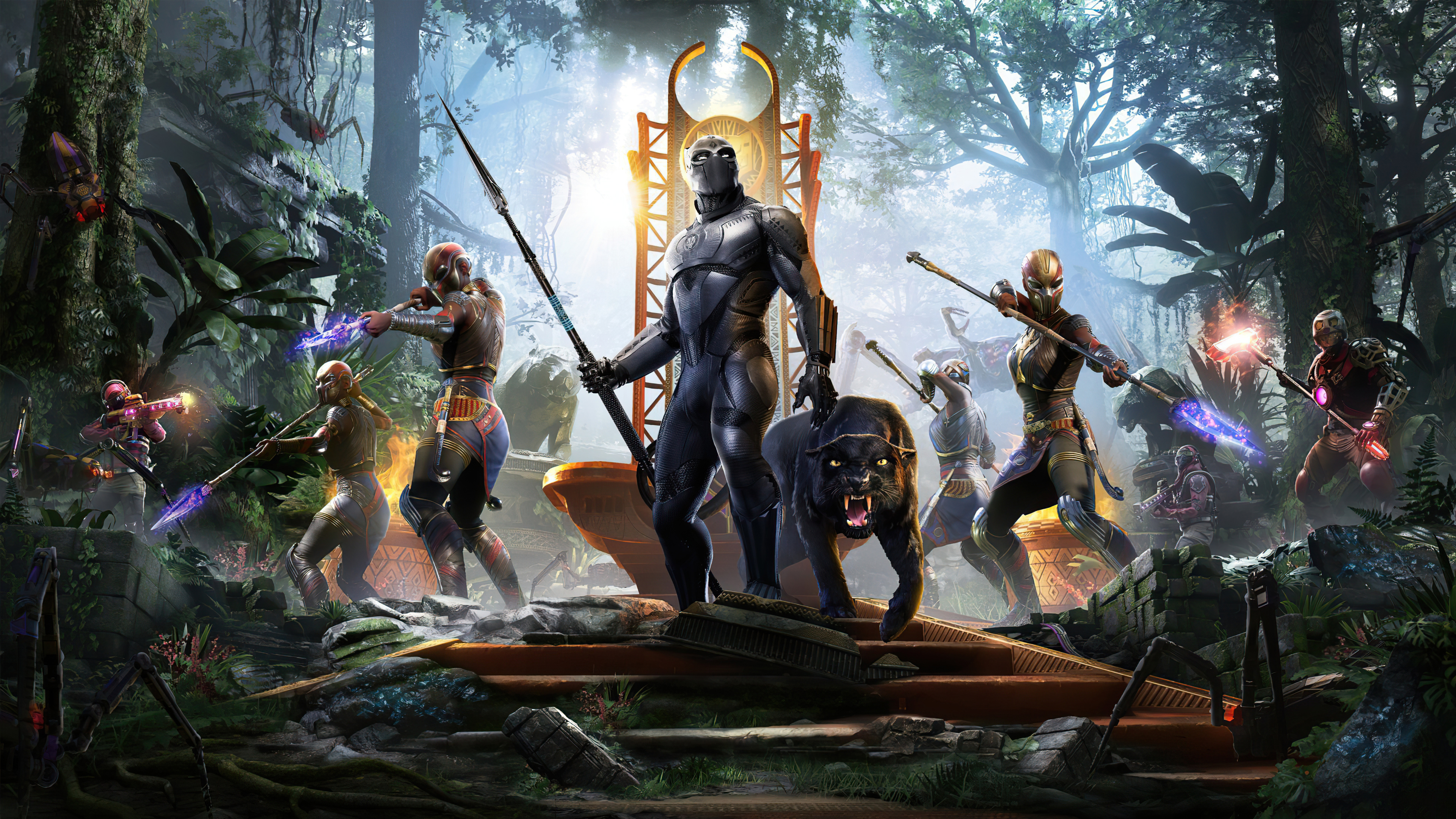 Black Panther Marvel's Avengers War for Wakanda Wallpapers