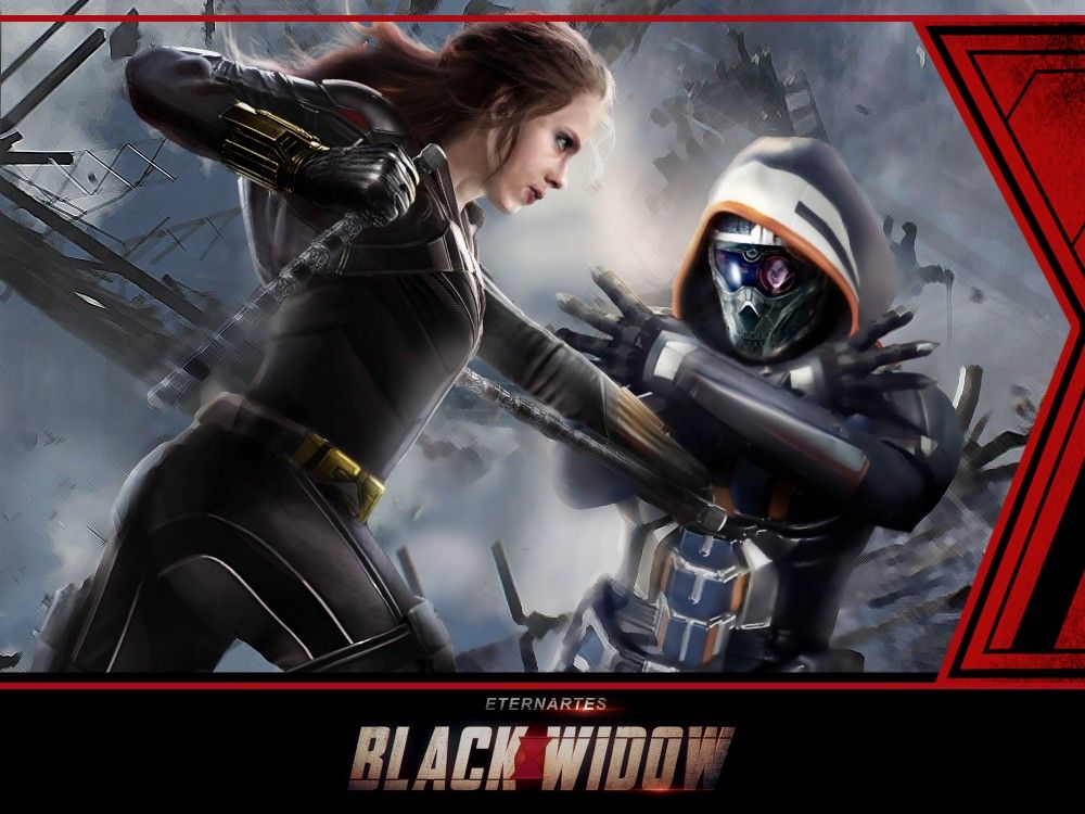 Black Widow vs Taskmaster Marvel's Avengers Wallpapers