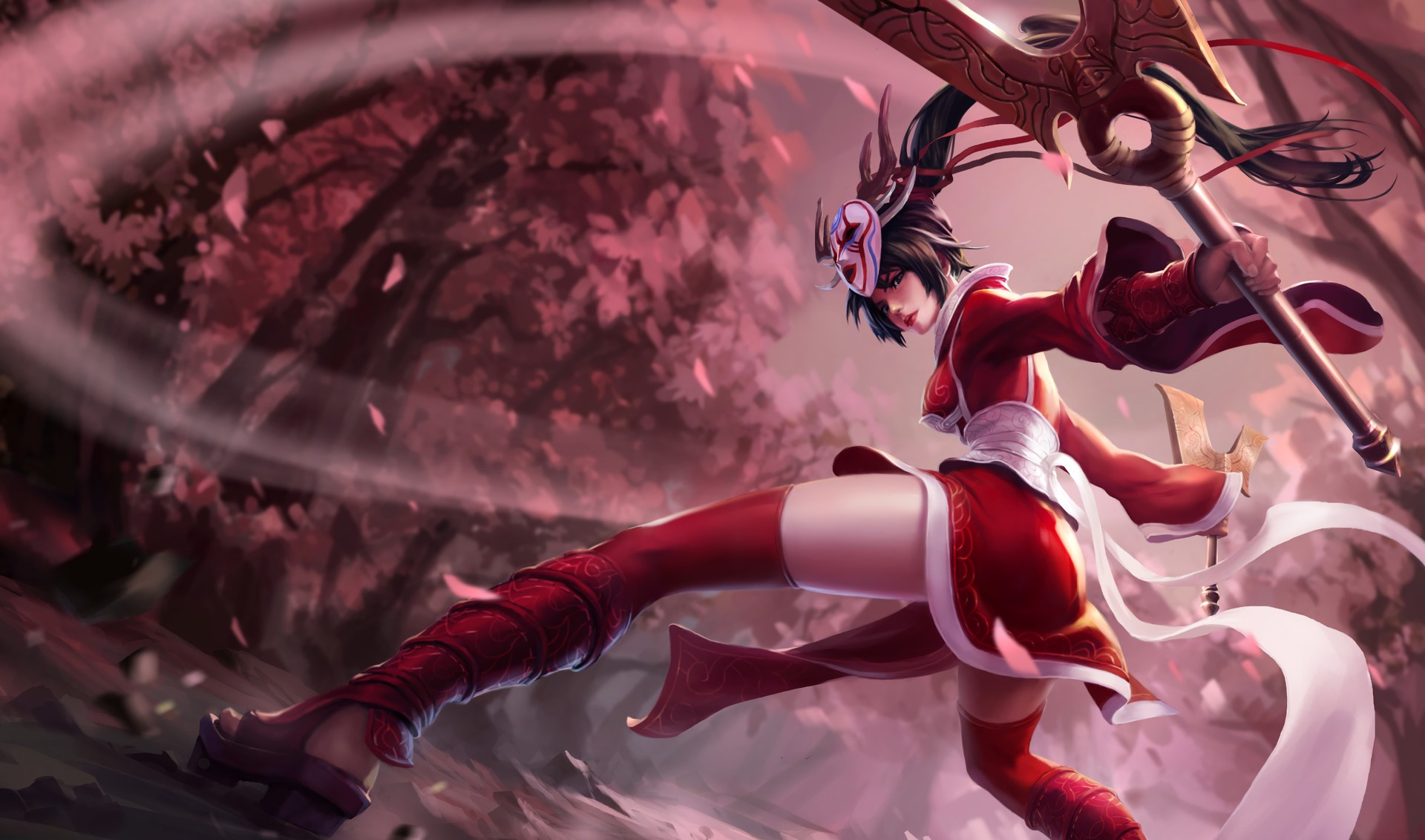 Blood Moon Akali League Of Legends Wallpapers