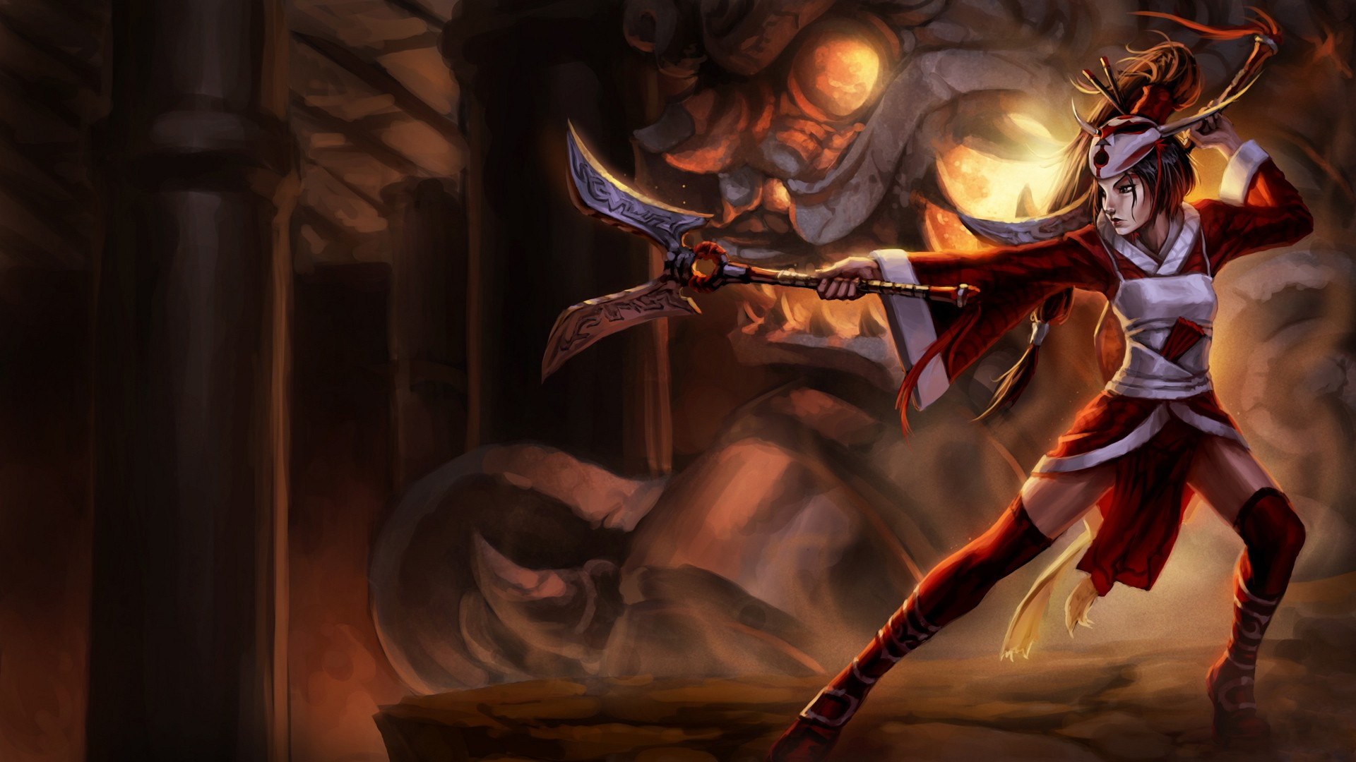 Blood Moon Akali League Of Legends Wallpapers