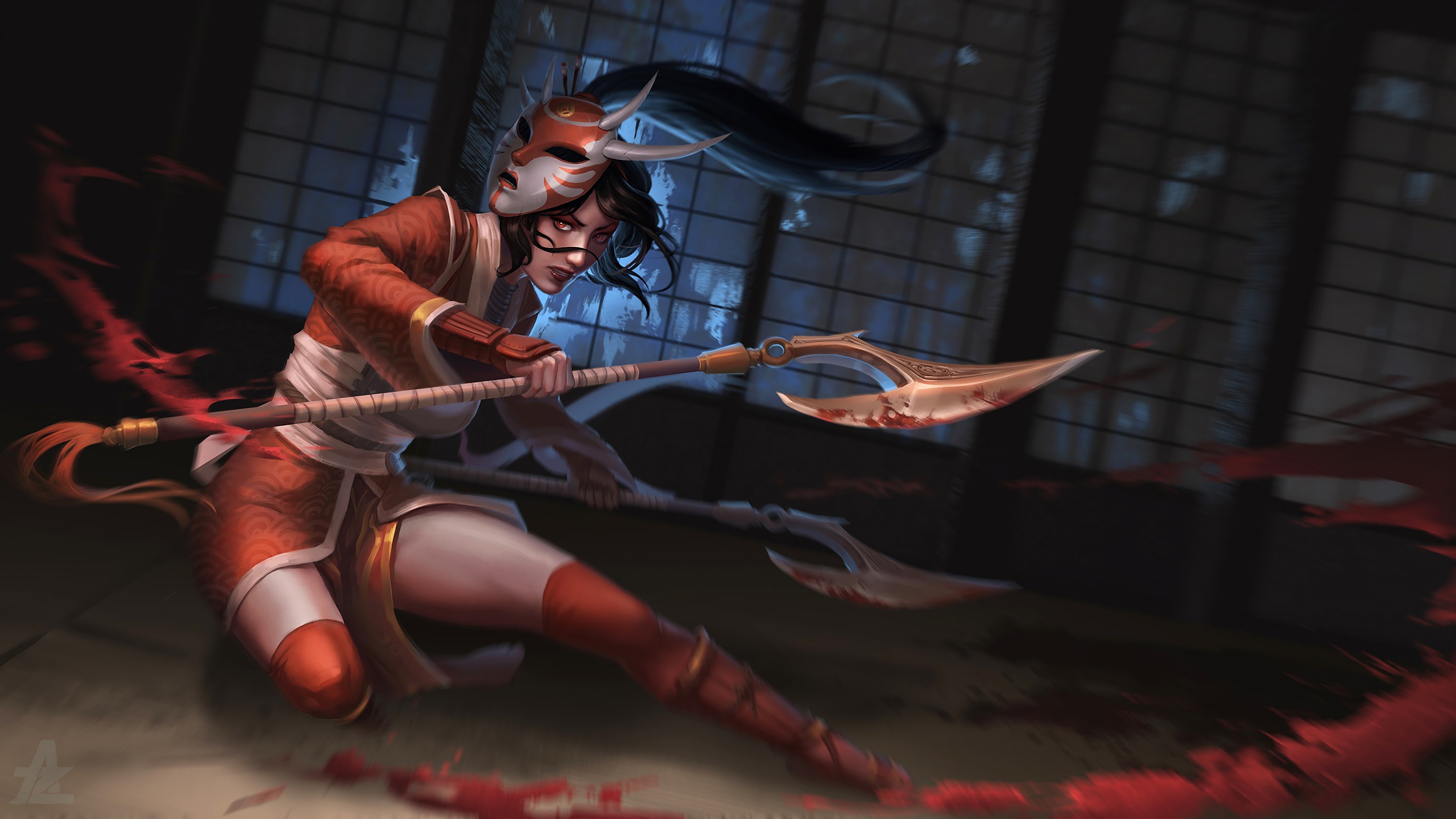 Blood Moon Akali League Of Legends Wallpapers