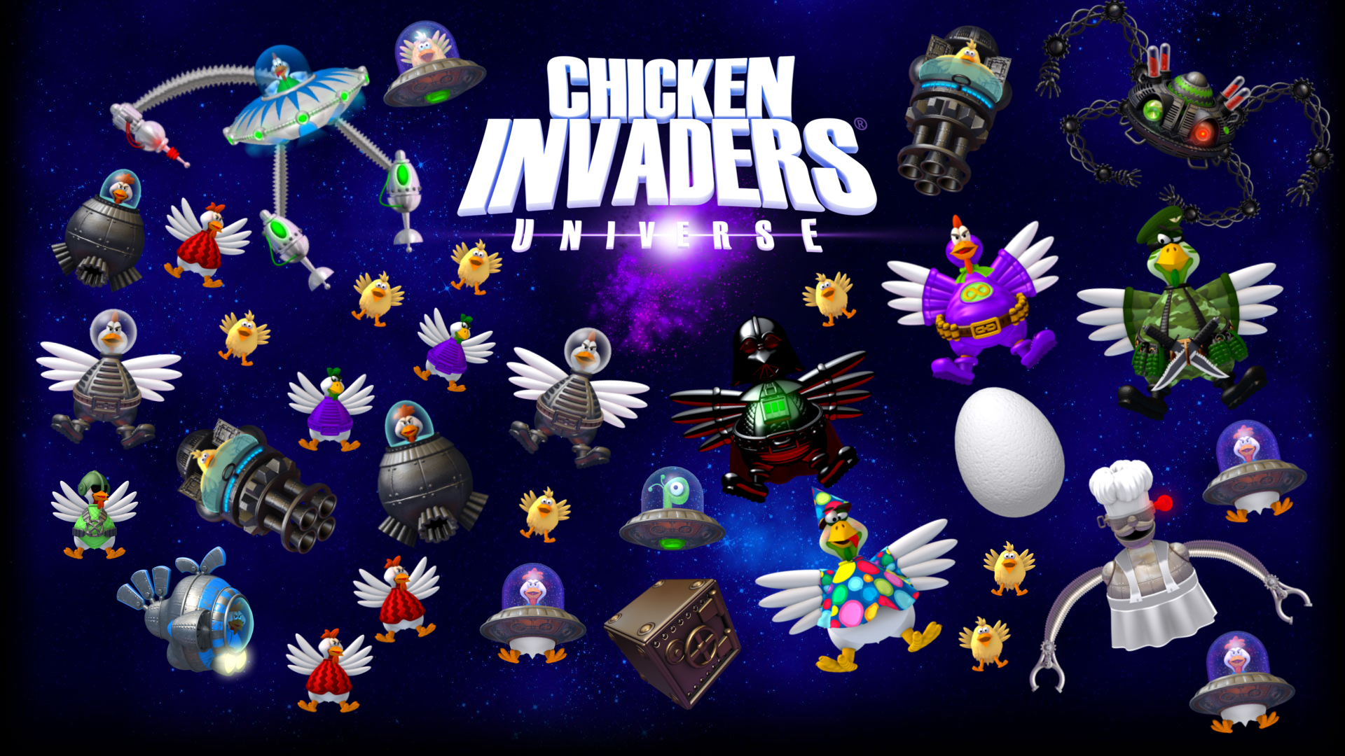 Chicken Invaders 4 Wallpapers
