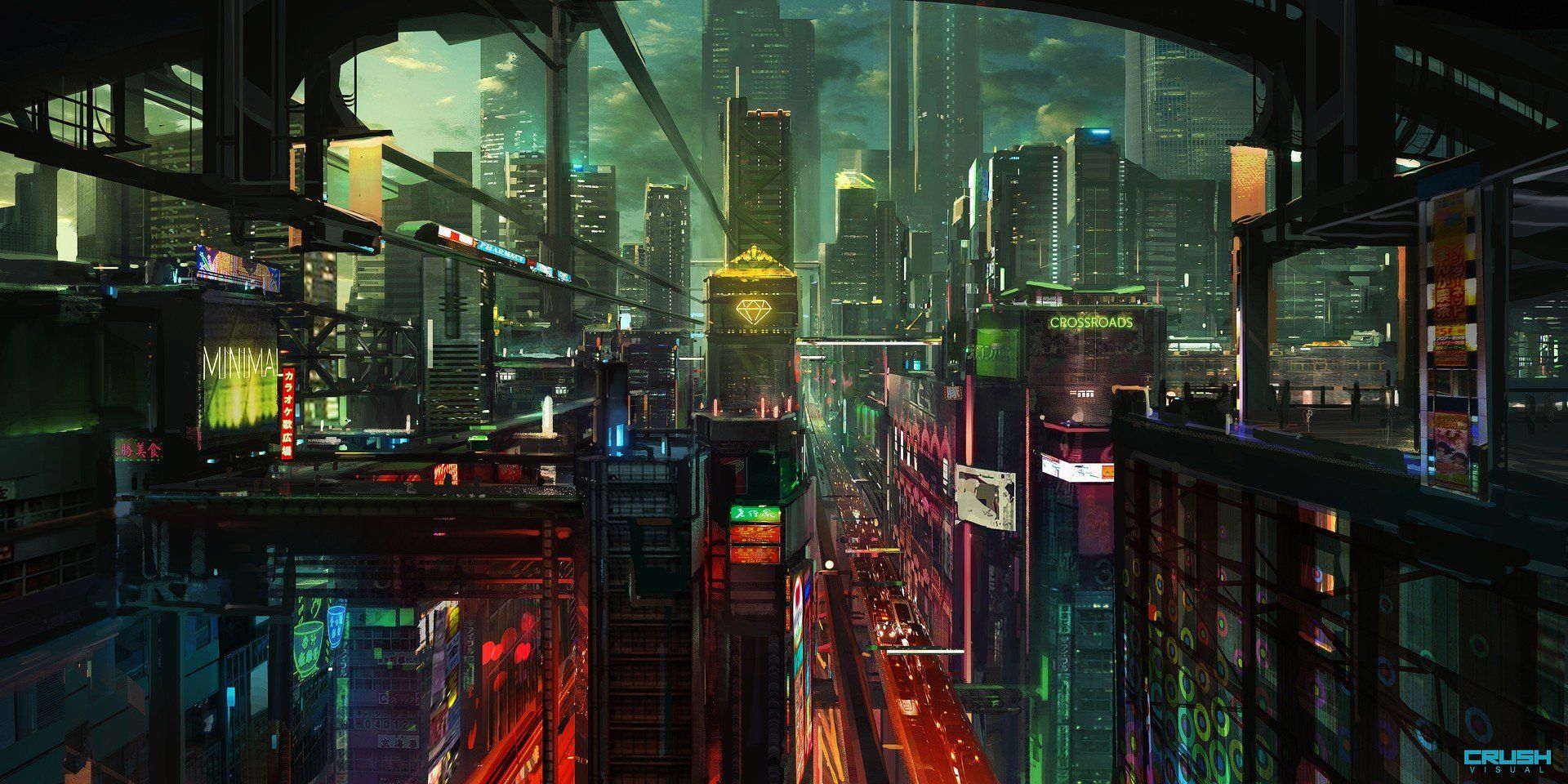 Cityscape Cyberpunk 2077 Wallpapers